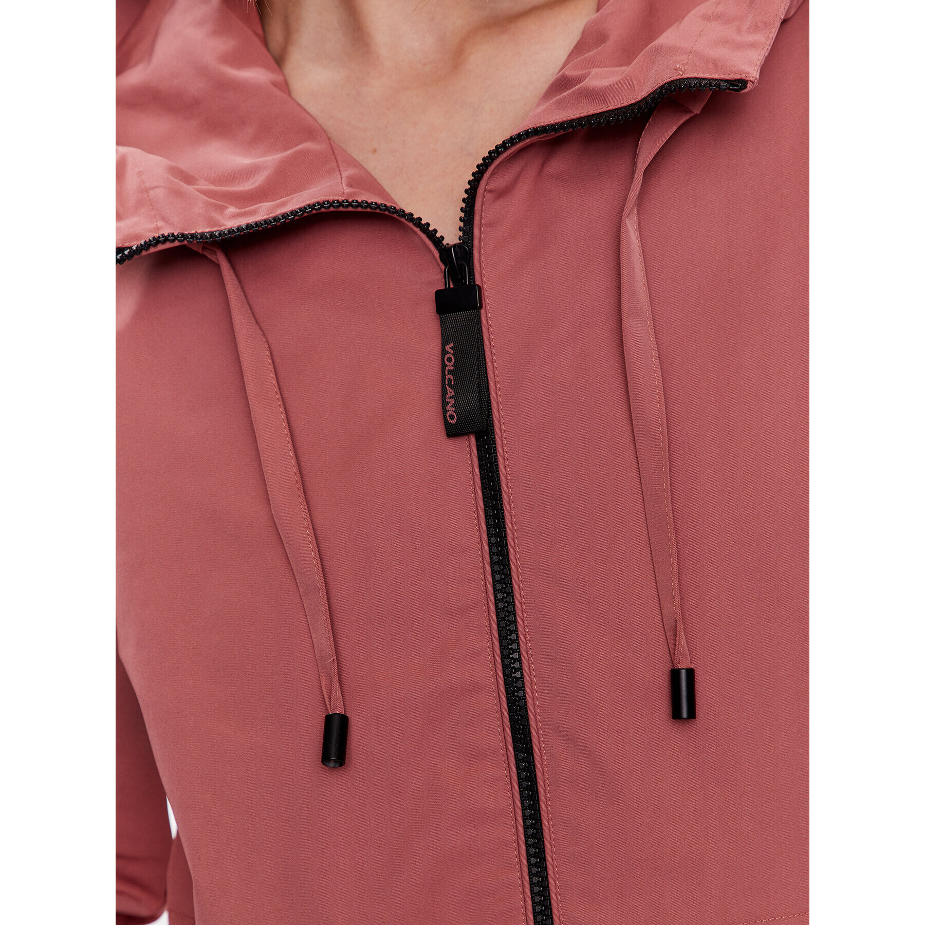 Volcano Parka J-Liv L22238-S23 Růžová Regular Fit - Pepit.cz