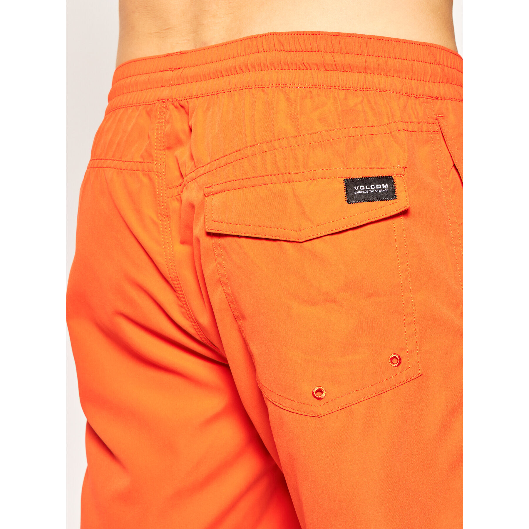 Volcom Plavecké šortky Lido Solid A2512005 Oranžová Regular Fit - Pepit.cz