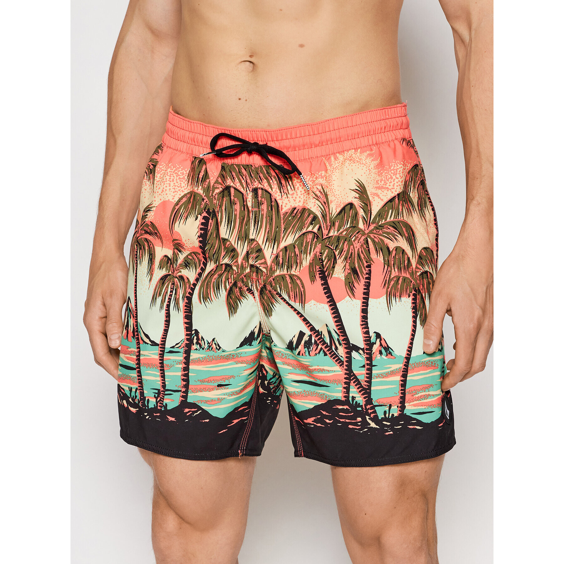 Volcom Plavecké šortky Novelty Trunk 17'' A2512201 Barevná Regular Fit - Pepit.cz