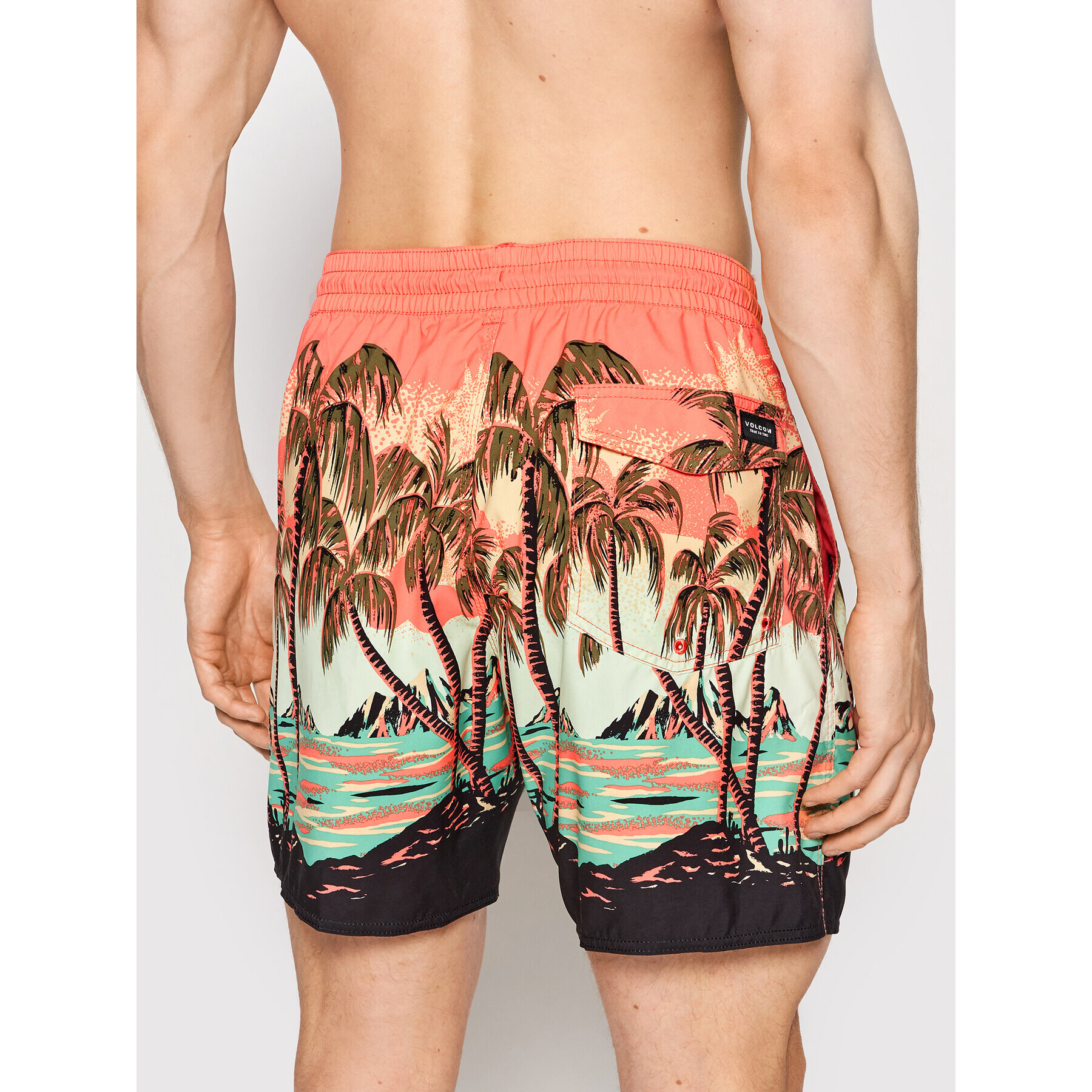 Volcom Plavecké šortky Novelty Trunk 17'' A2512201 Barevná Regular Fit - Pepit.cz