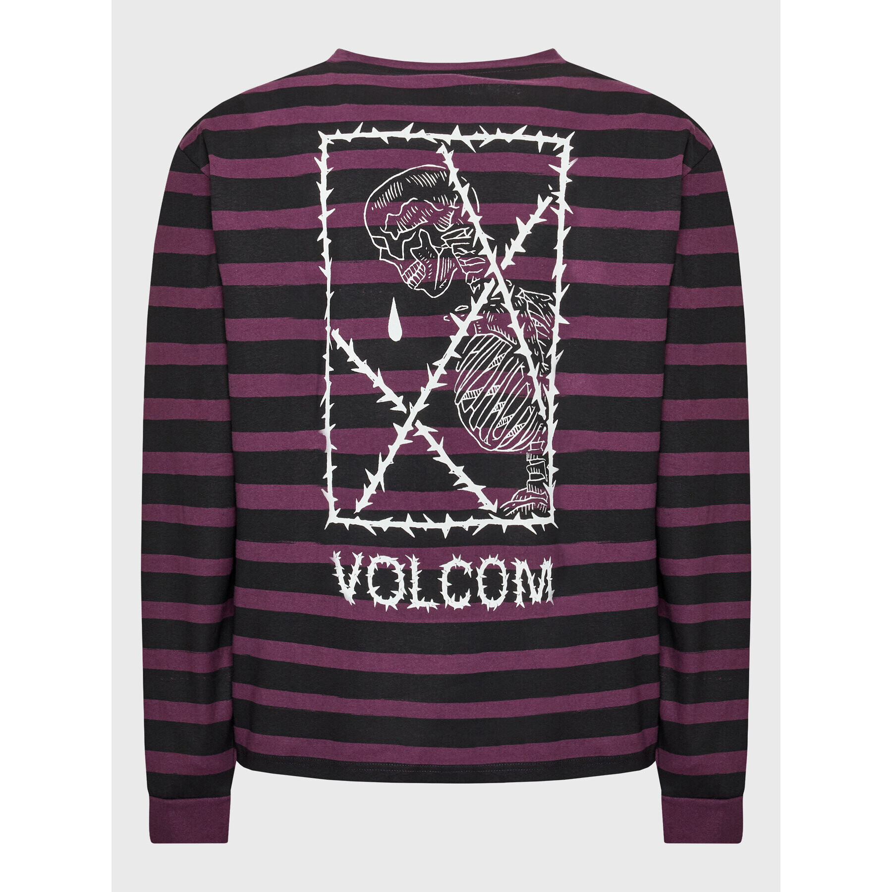 Volcom S dlouhým rukávem Vaderetro A3632207 Fialová Regular Fit - Pepit.cz