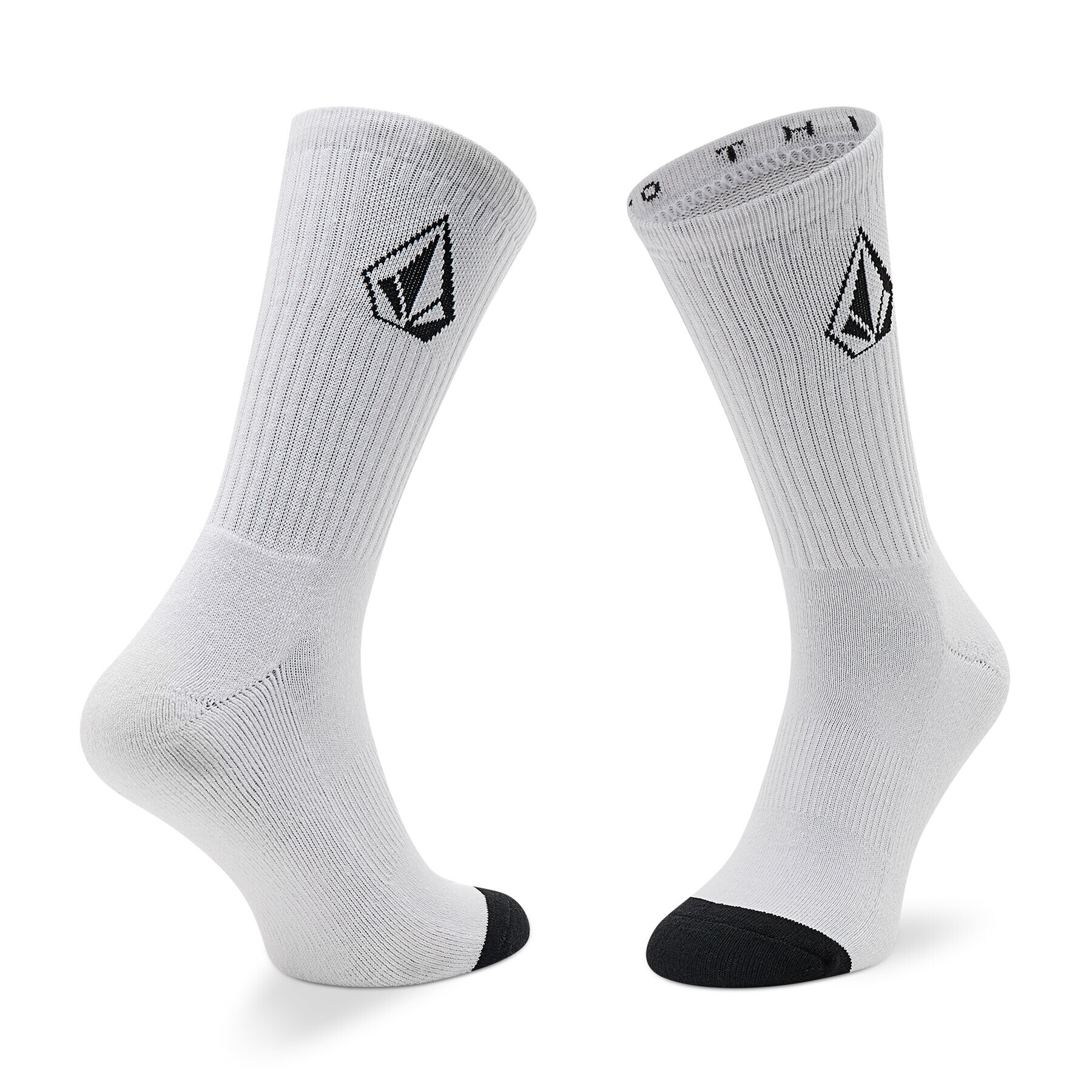 Volcom Sada 3 párů pánských vysokých ponožek Full Stone Sock D6302004 Bílá - Pepit.cz