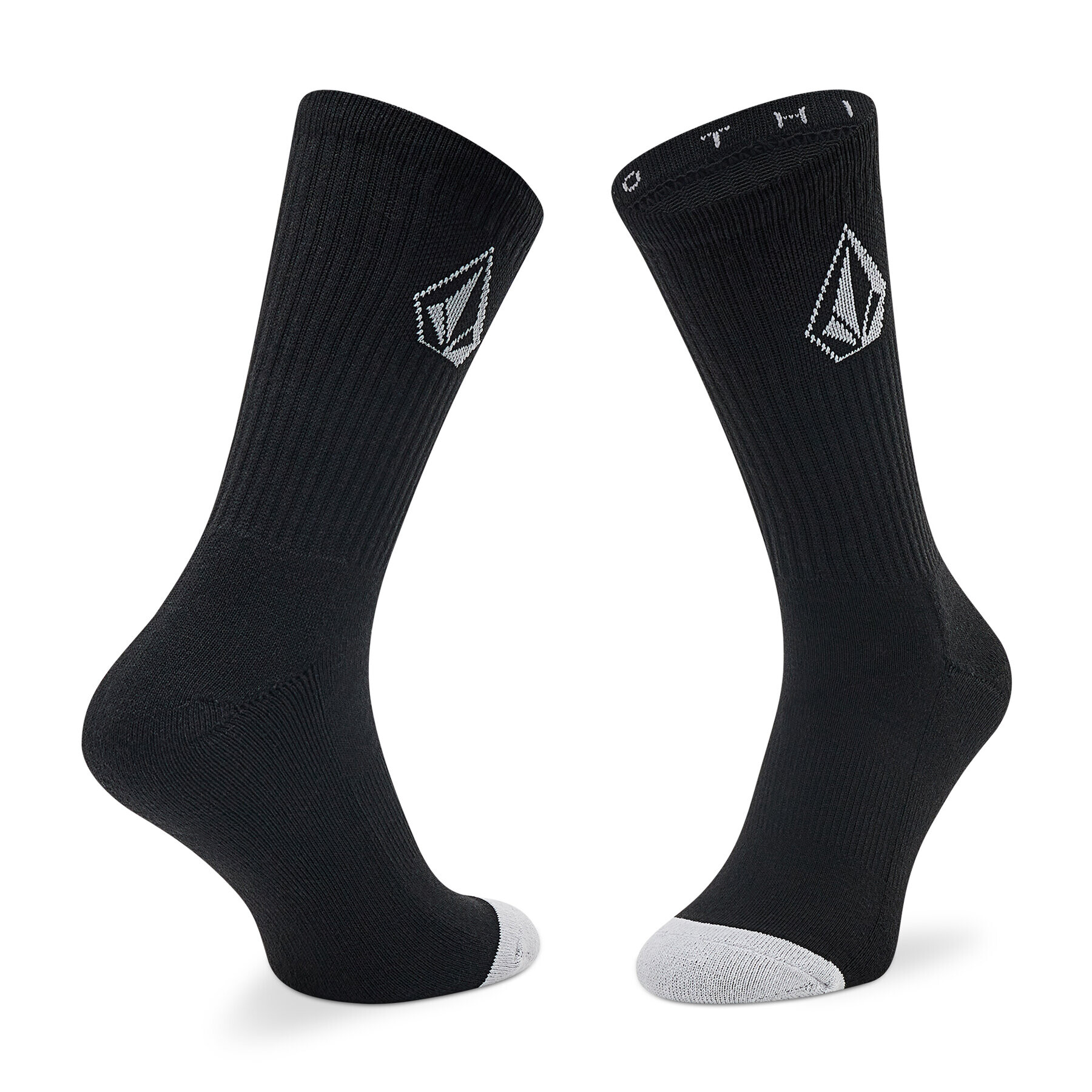 Volcom Sada 3 párů pánských vysokých ponožek Full Stone Sock D6302004 Černá - Pepit.cz