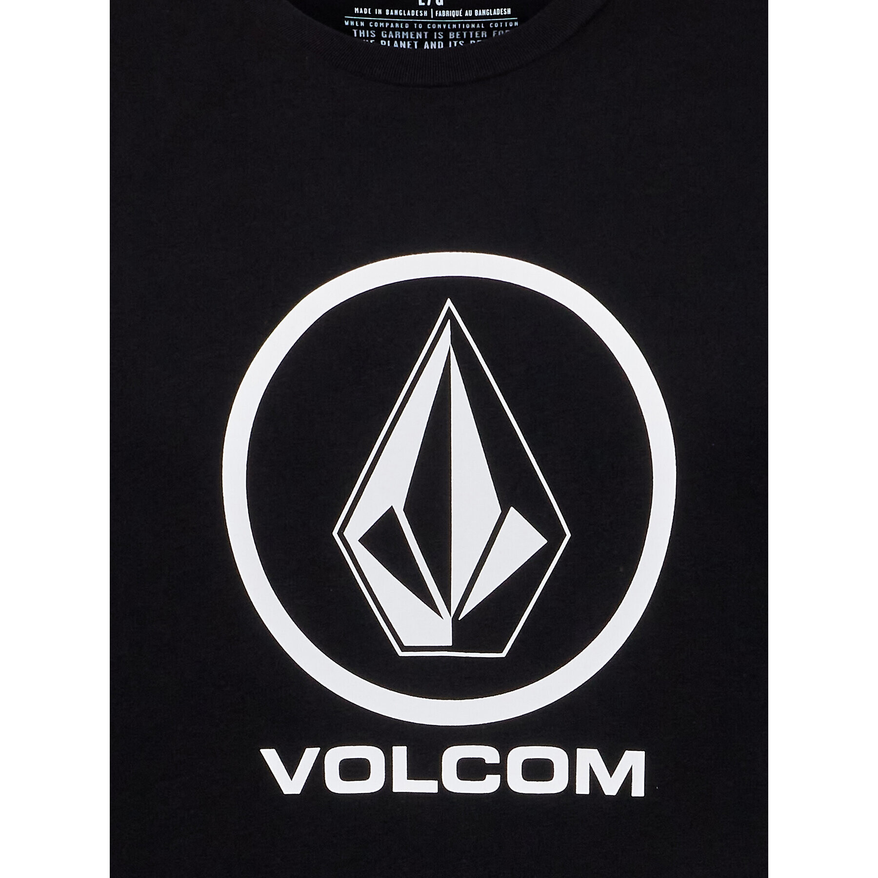 Volcom T-Shirt Crips Stone A3512352 Černá Regular Fit - Pepit.cz