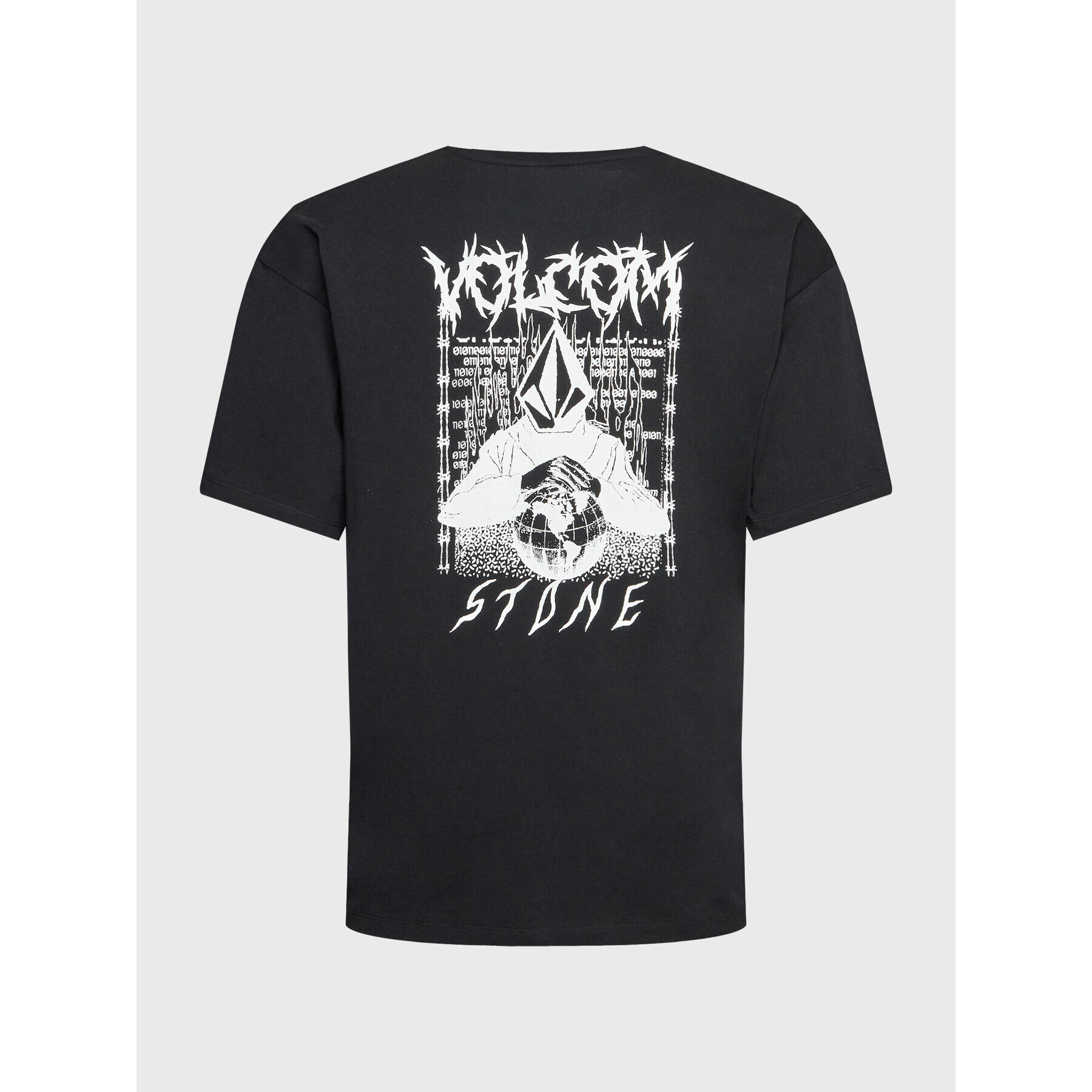 Volcom T-Shirt Edener A4312304 Černá Loose Fit - Pepit.cz