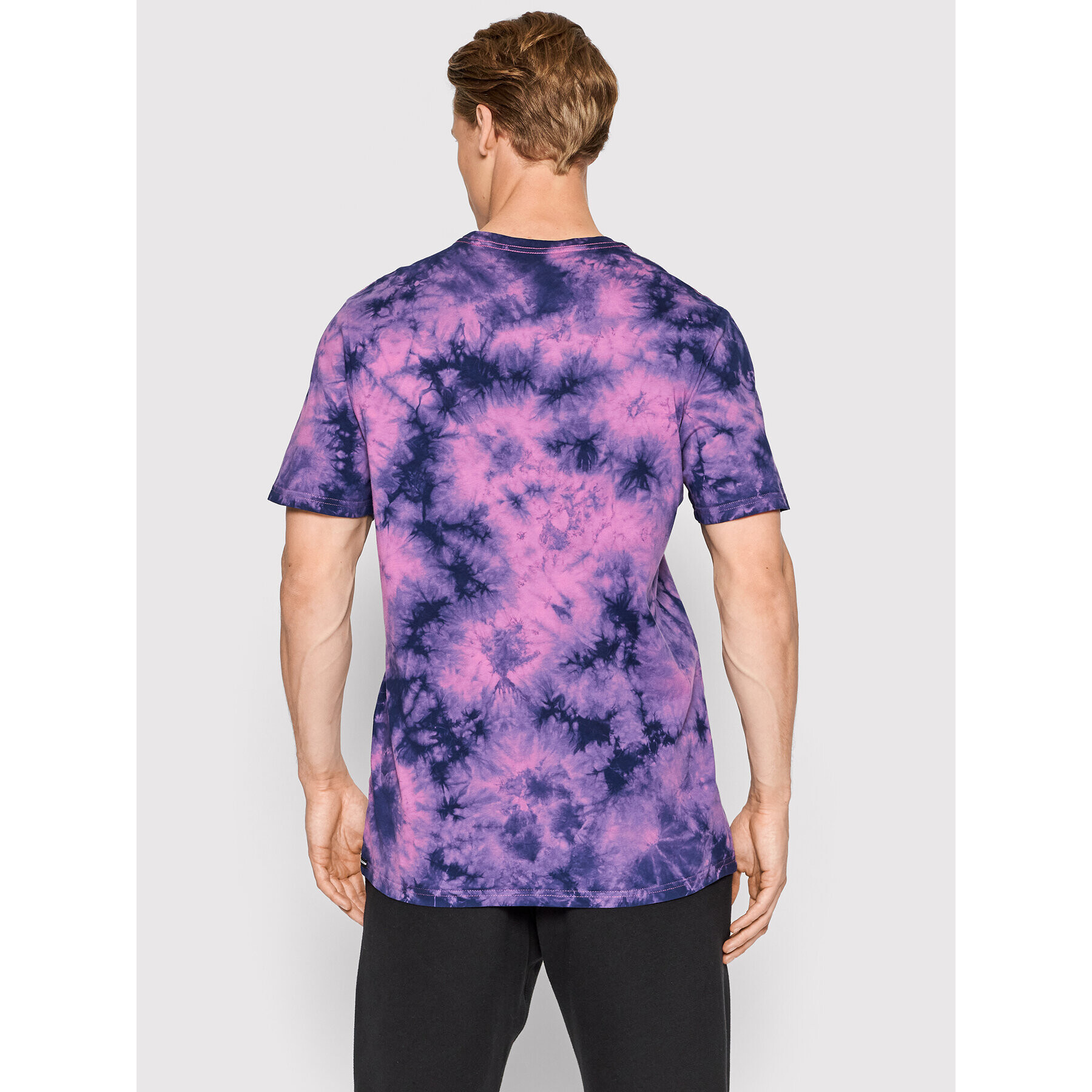 Volcom T-Shirt Iconic Dye A5212202 Růžová Modern Fit - Pepit.cz