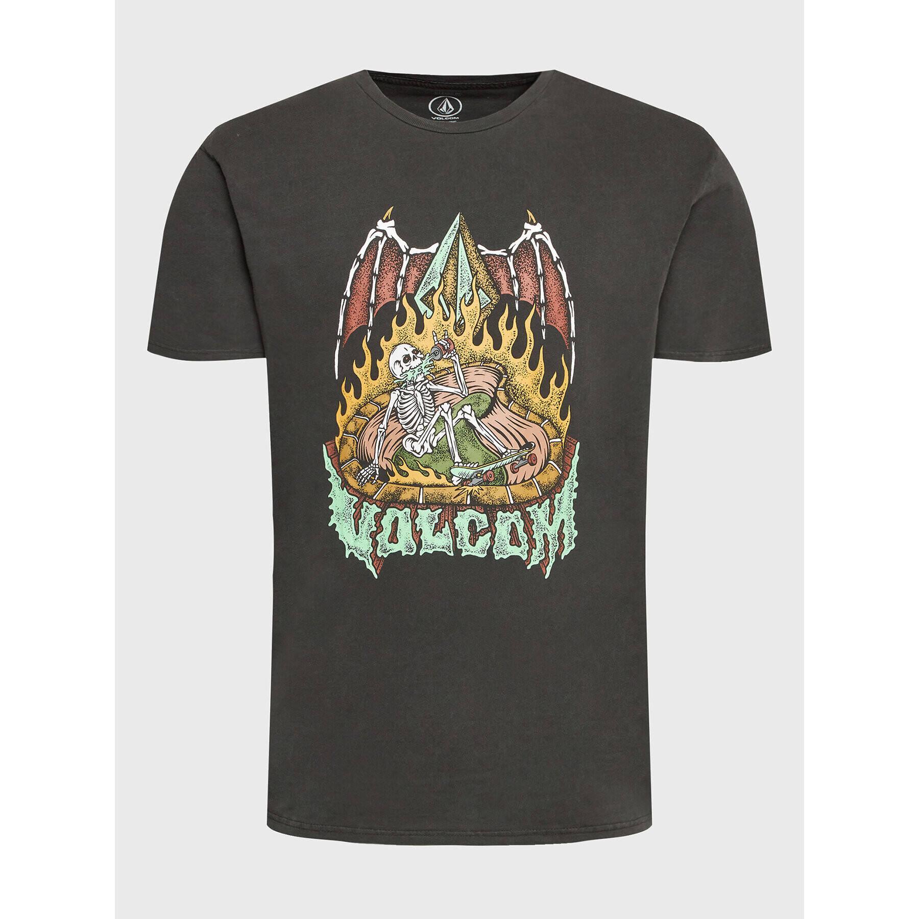 Volcom T-Shirt Nofing A5212314 Černá Classic Fit - Pepit.cz