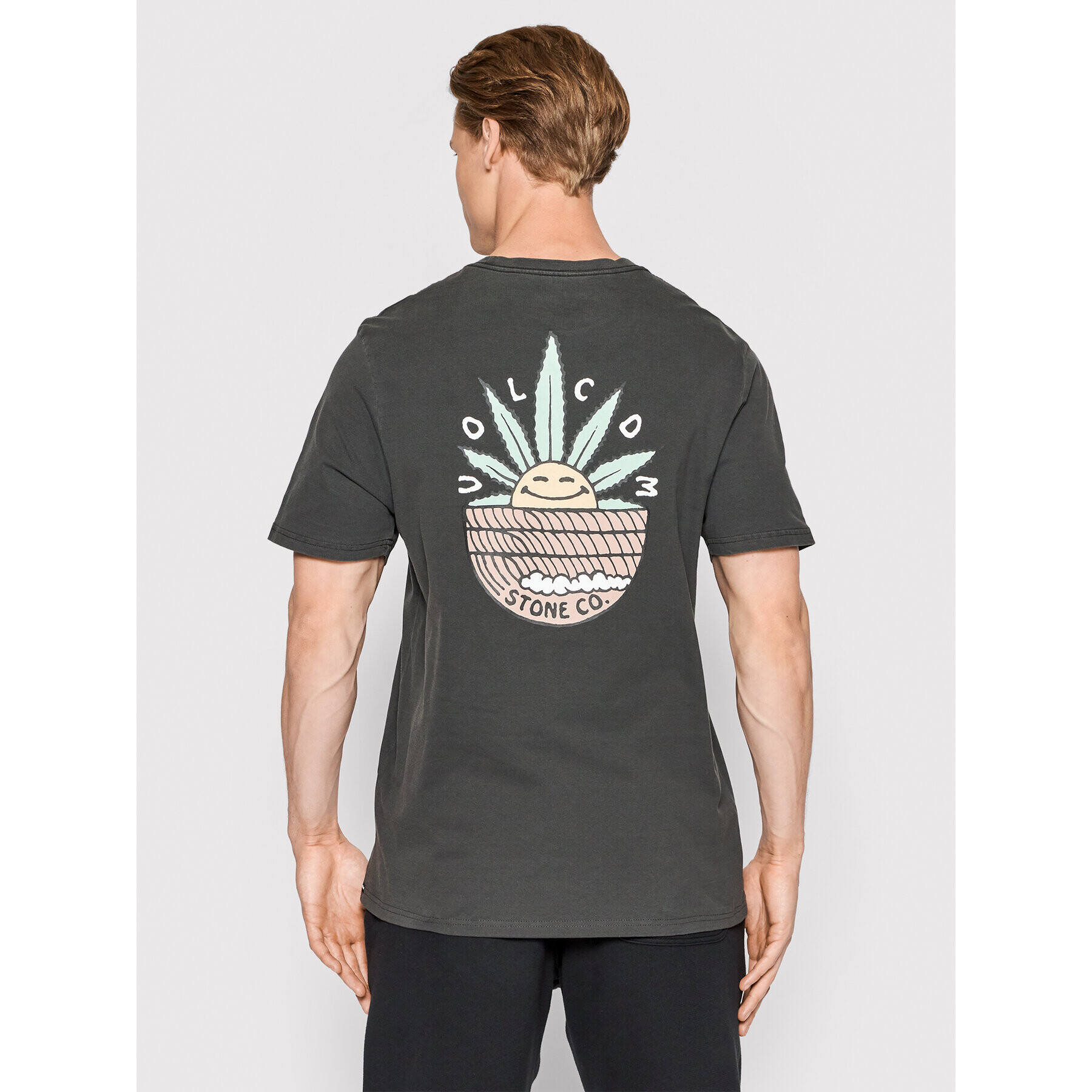 Volcom T-Shirt Wakenbake A5212205 Černá Modern Fit - Pepit.cz