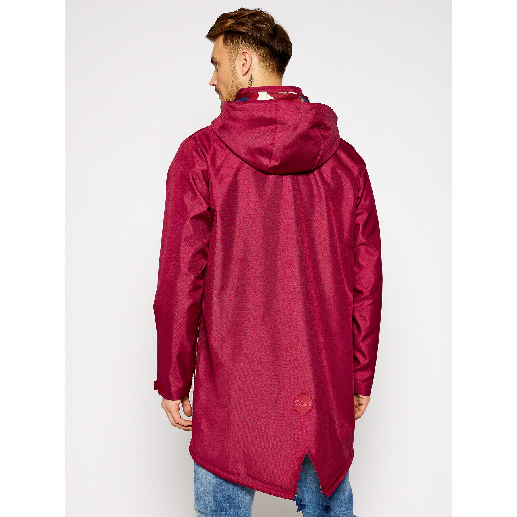 Waikiki Vibe Parka Moro Burgund Bordó Regular Fit - Pepit.cz