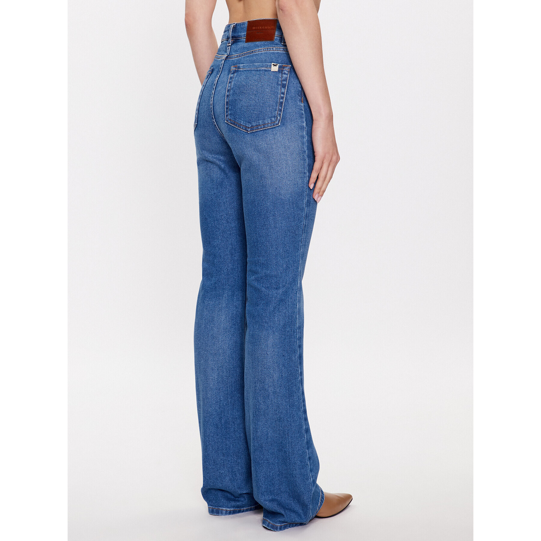 Weekend Max Mara Jeansy Palo 2351860139 Modrá Wide Leg - Pepit.cz