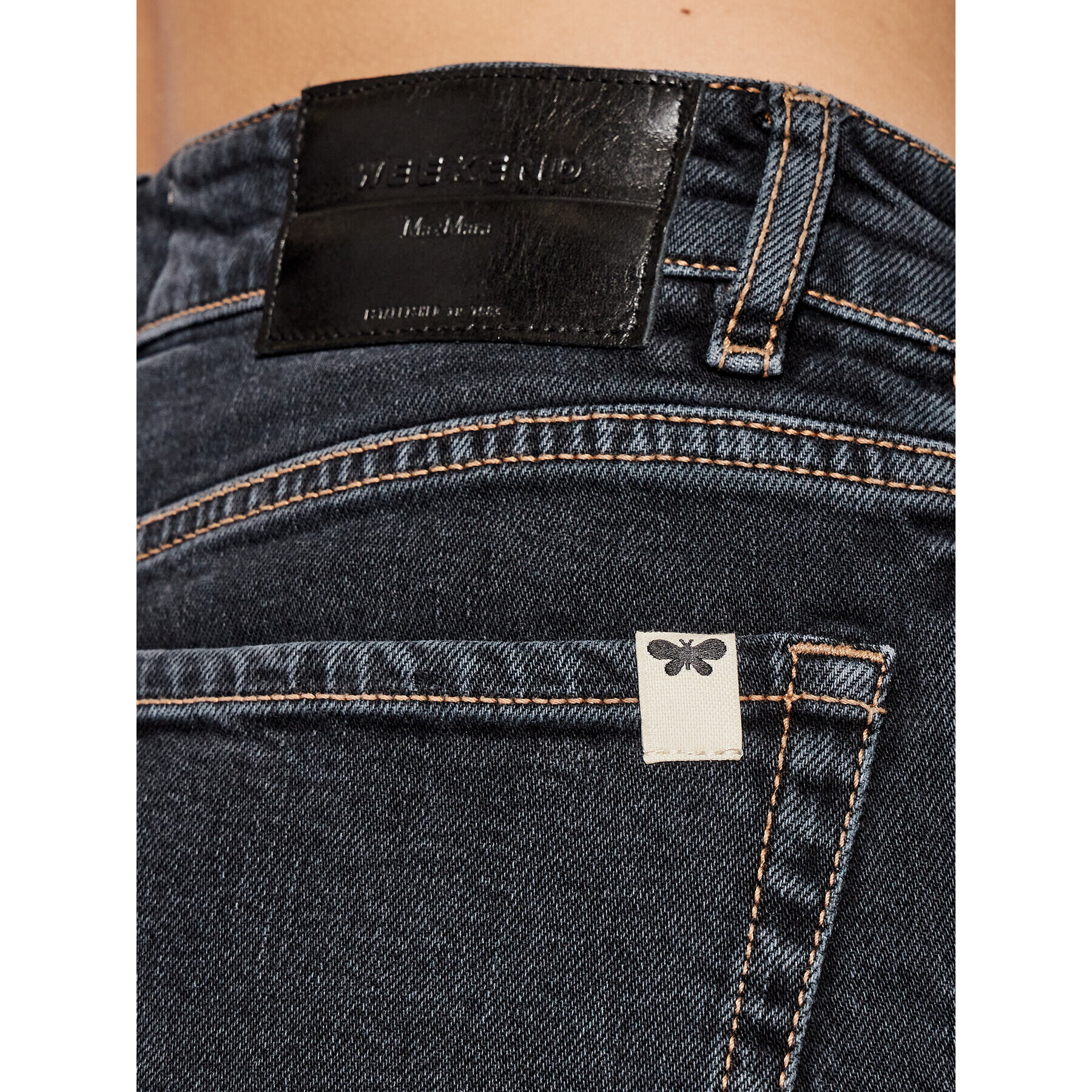 Weekend Max Mara Jeansy Pandoro 51860719 Černá Skinny Fit - Pepit.cz