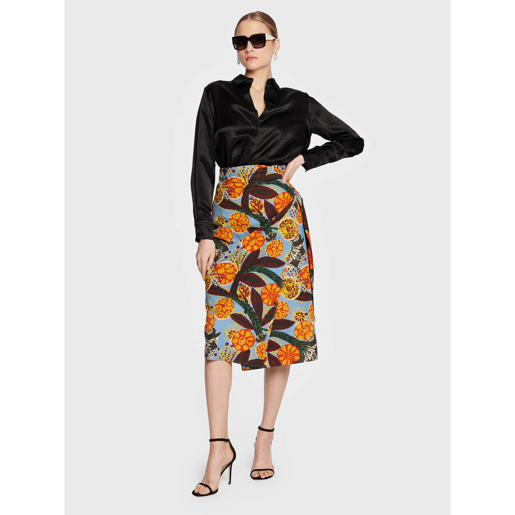 Weekend Max Mara Midi sukně Fiore 23510103 Barevná Regular Fit - Pepit.cz