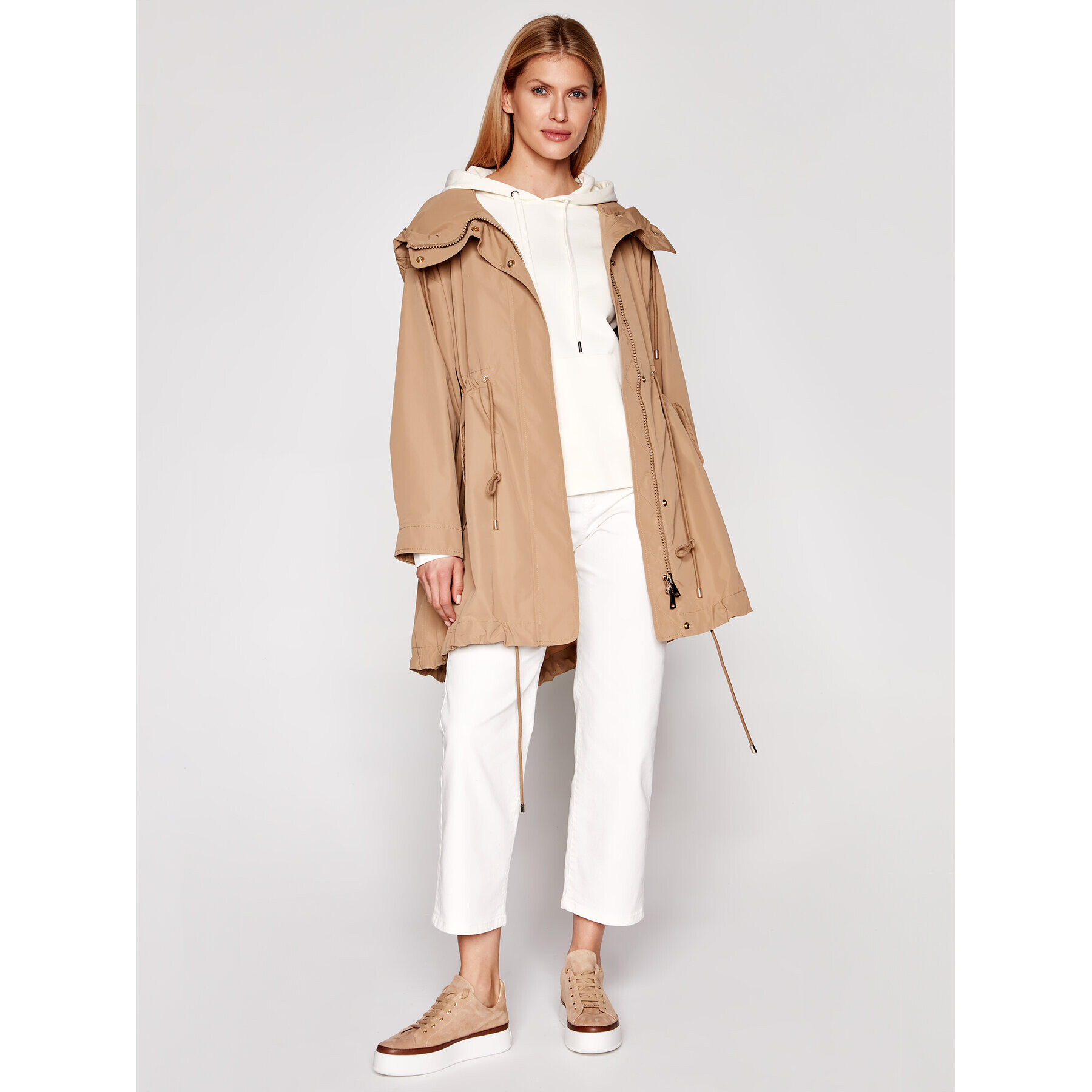 Weekend Max Mara Parka Coccole 50210317 Hnědá Regular Fit - Pepit.cz