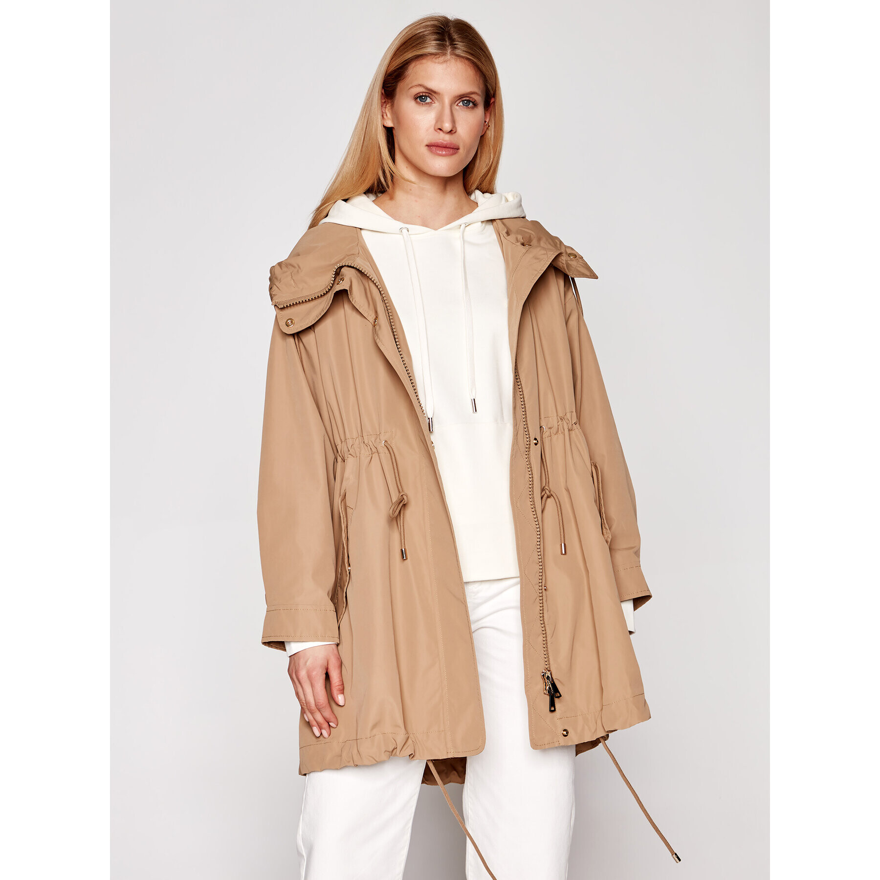 Weekend Max Mara Parka Coccole 50210317 Hnědá Regular Fit - Pepit.cz