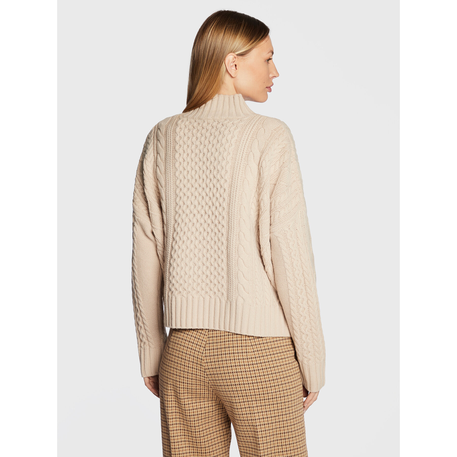 Weekend Max Mara Svetr Roberta 53661523 Béžová Regular Fit - Pepit.cz