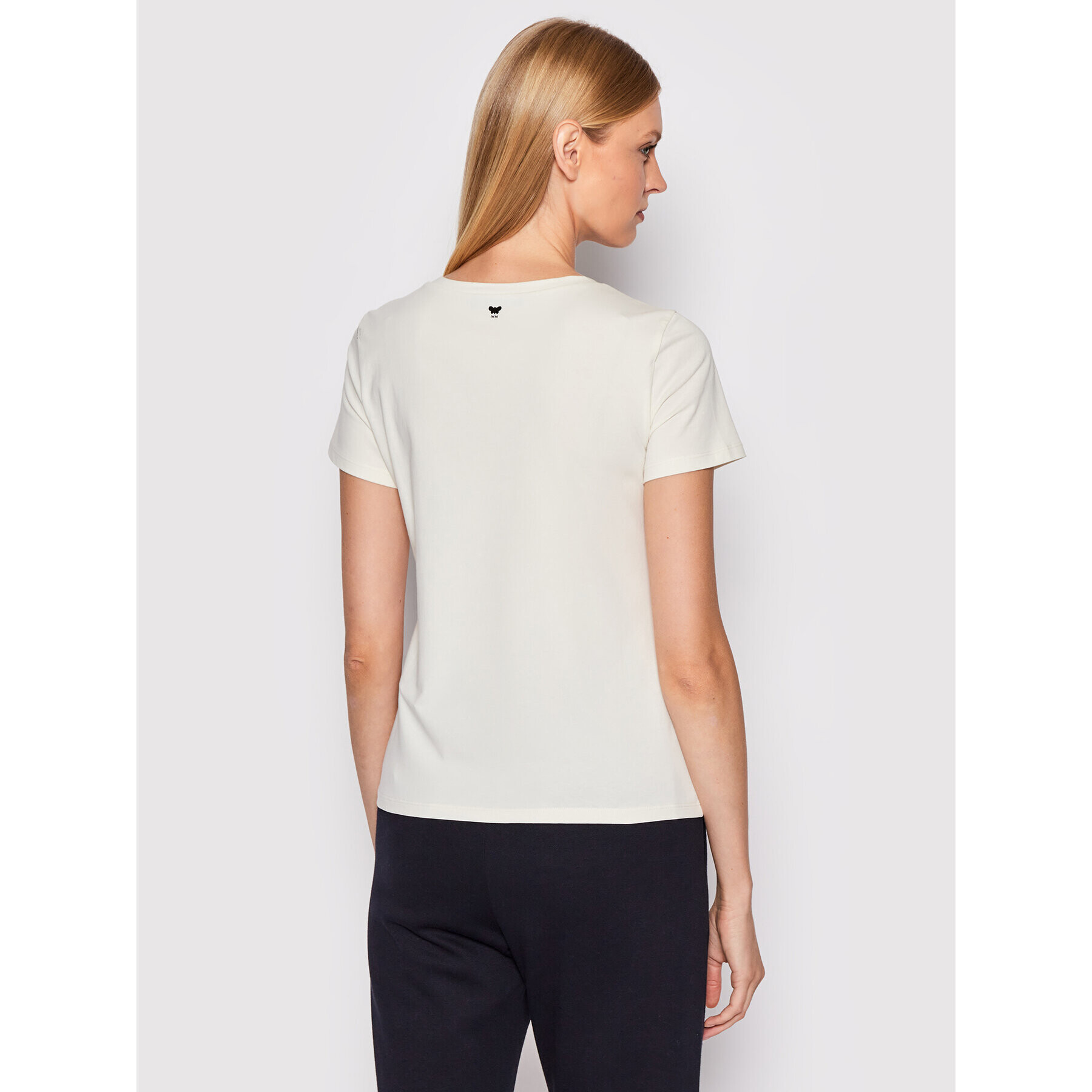 Weekend Max Mara T-Shirt Cacao 59760429 Bílá Regular Fit - Pepit.cz