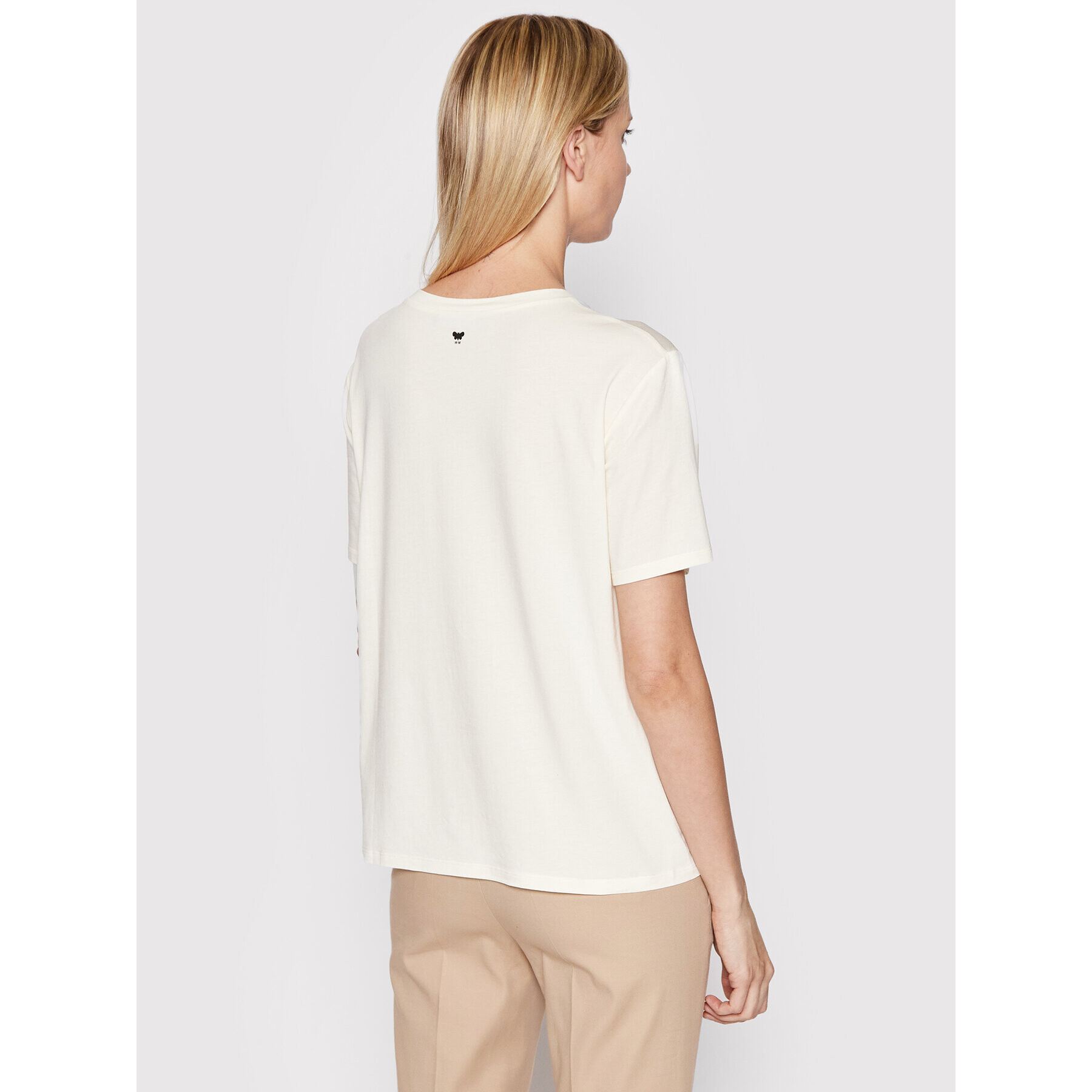 Weekend Max Mara T-Shirt Cellula 59410427600 Béžová Regular Fit - Pepit.cz