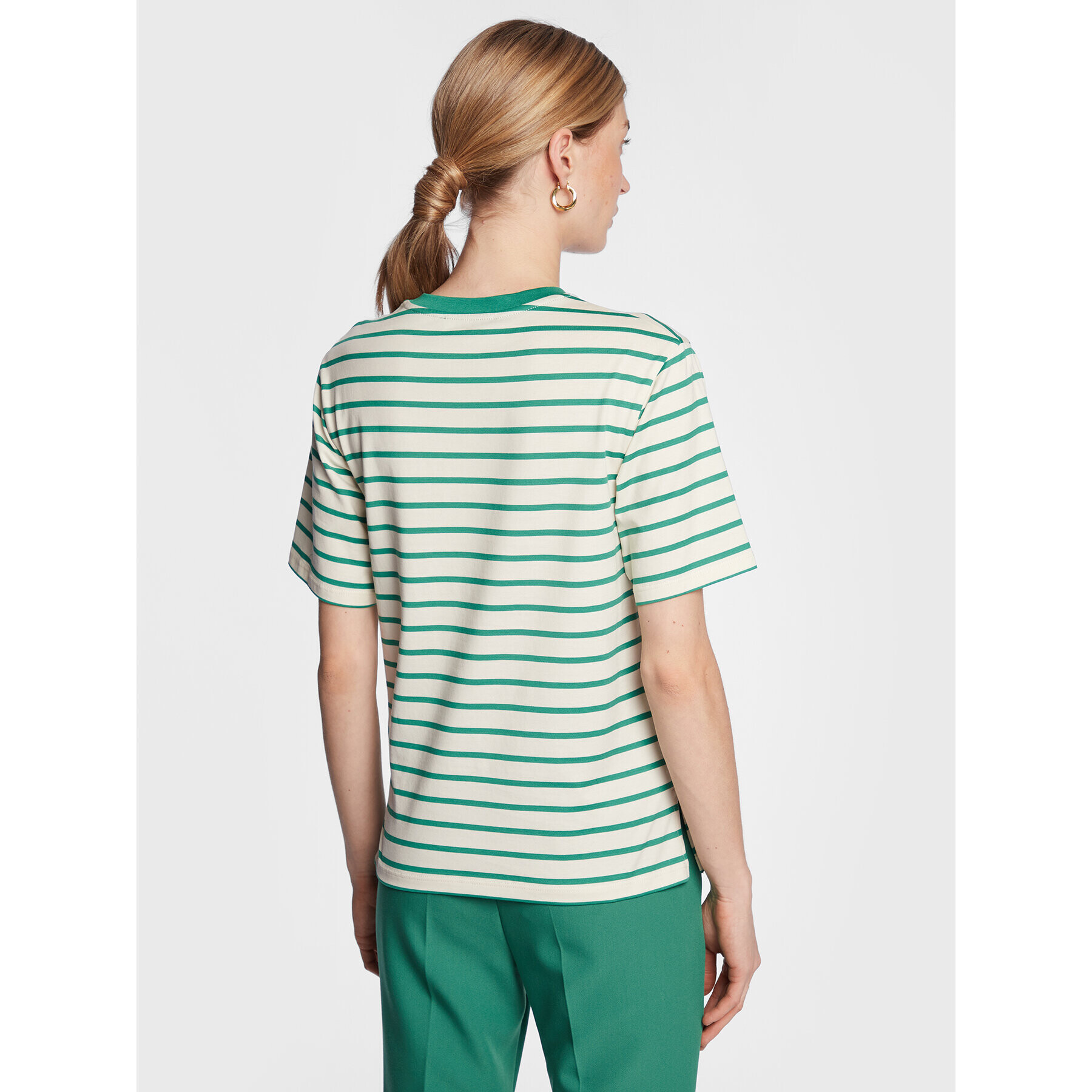 Weekend Max Mara T-Shirt Editto 23597106 Zelená Regular Fit - Pepit.cz