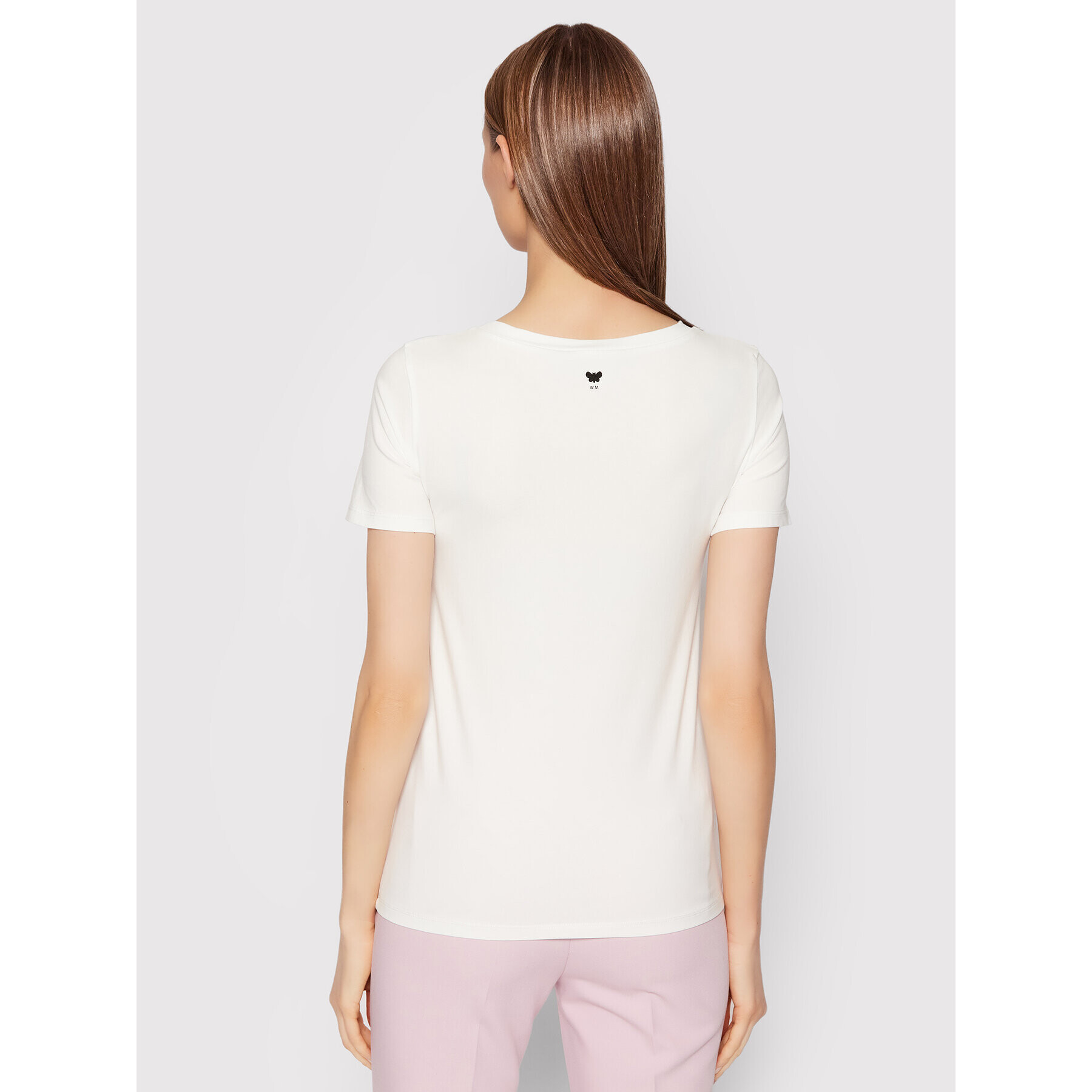 Weekend Max Mara T-Shirt Multib 59710227 Bílá Regular Fit - Pepit.cz