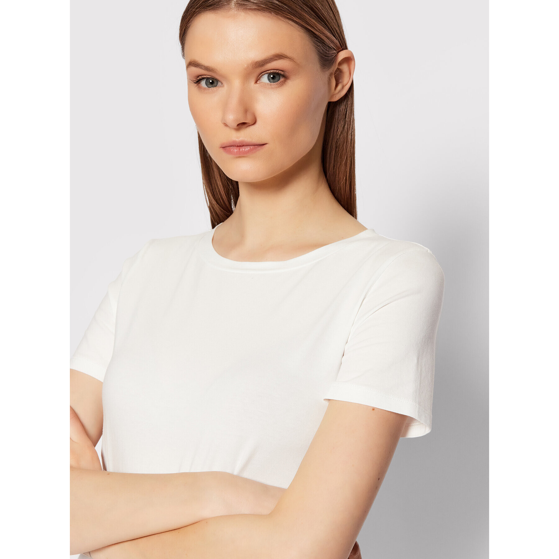 Weekend Max Mara T-Shirt Multib 59710227 Bílá Regular Fit - Pepit.cz