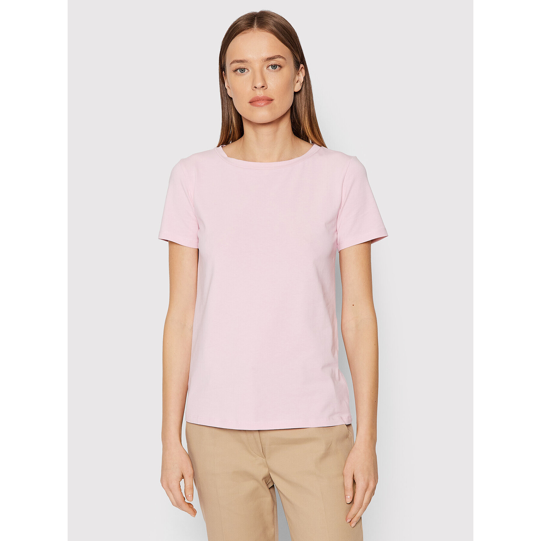 Weekend Max Mara T-Shirt Multib 59710227 Růžová Regular Fit - Pepit.cz