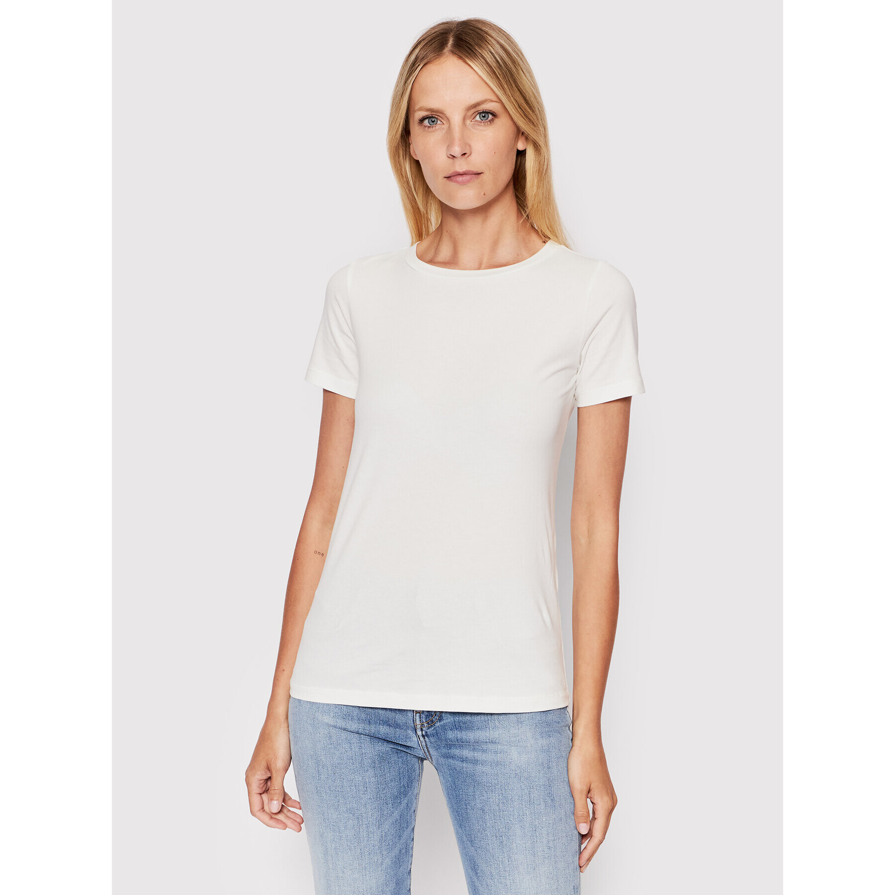 Weekend Max Mara T-Shirt Multib 59760129 Bílá Regular Fit - Pepit.cz