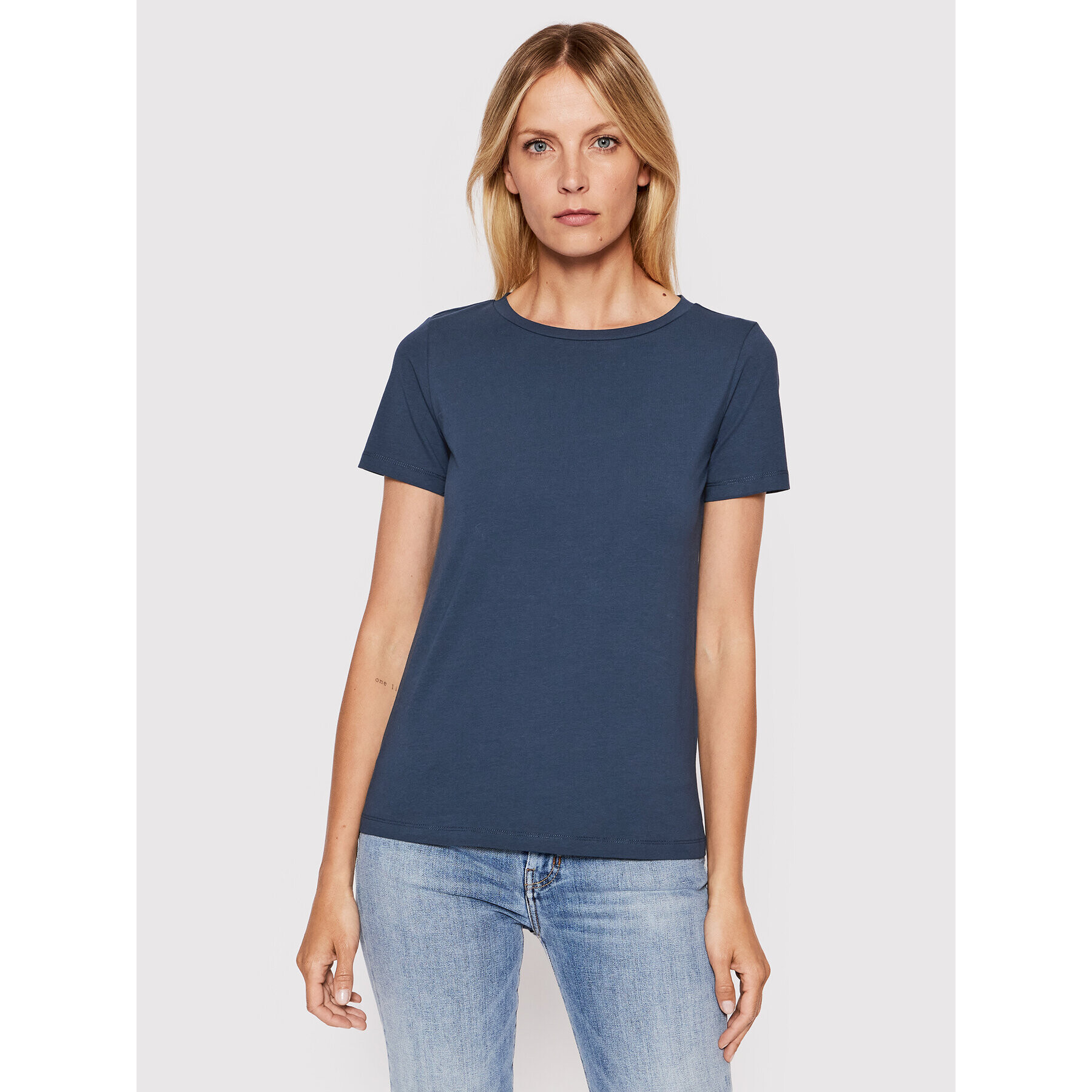 Weekend Max Mara T-Shirt Multib 59760129 Tmavomodrá Regular Fit - Pepit.cz