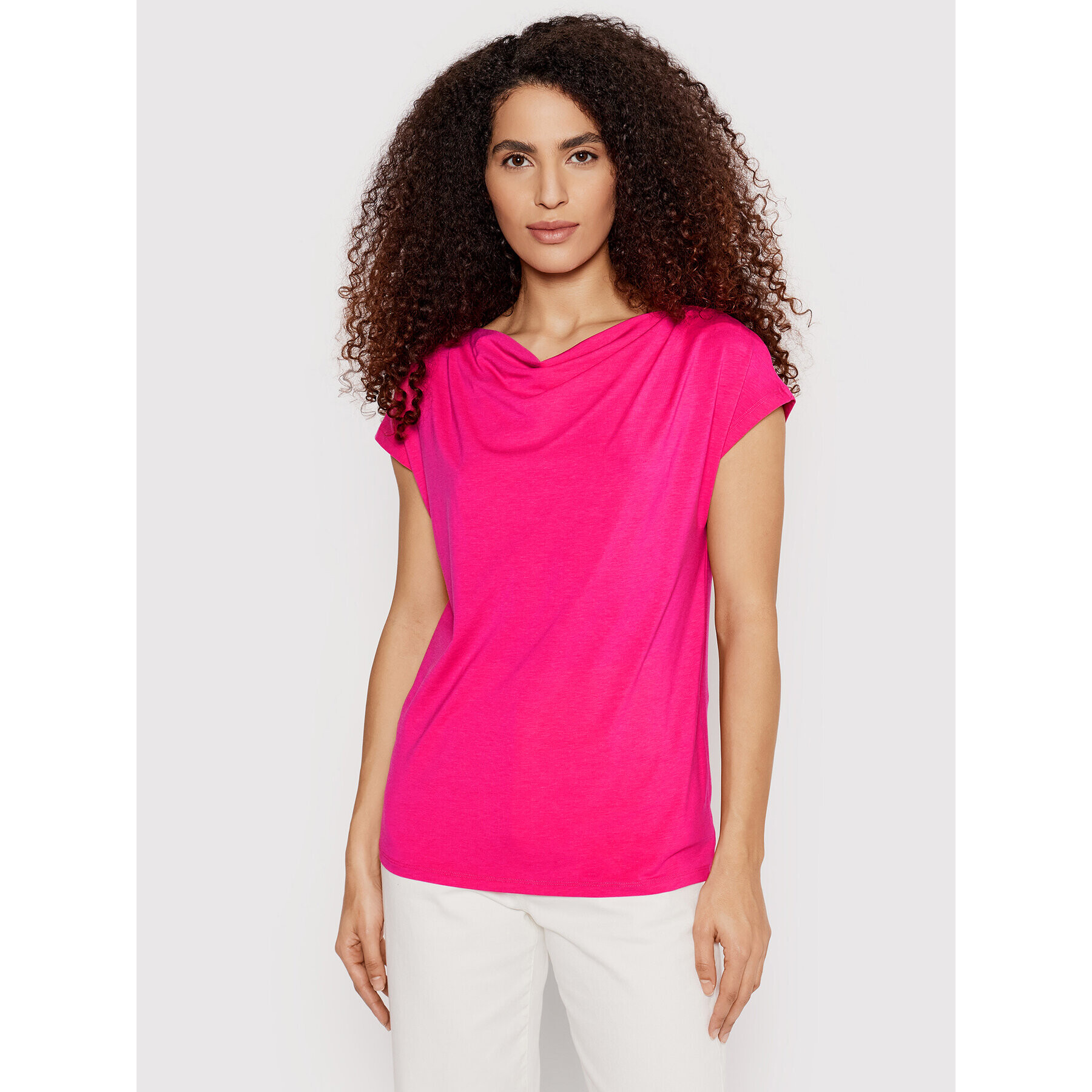 Weekend Max Mara T-Shirt Multid 59410621600 Růžová Regular Fit - Pepit.cz