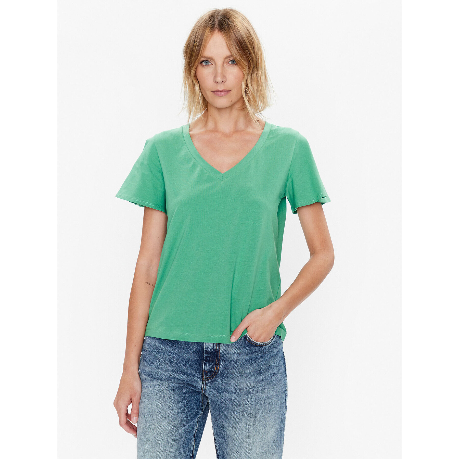 Weekend Max Mara T-Shirt Multie 2359410731 Zelená Regular Fit - Pepit.cz