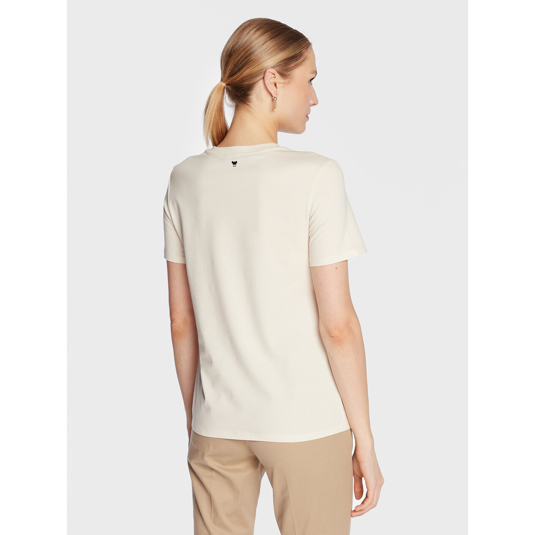 Weekend Max Mara T-Shirt Murano 23597106 Béžová Regular Fit - Pepit.cz