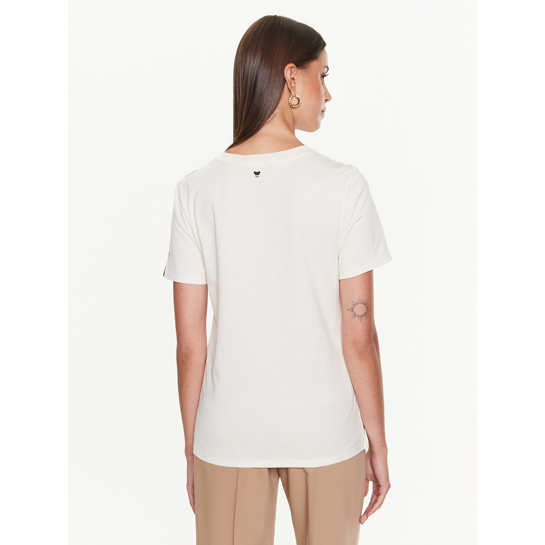 Weekend Max Mara T-Shirt Murano 2359710631600 Écru Regular Fit - Pepit.cz