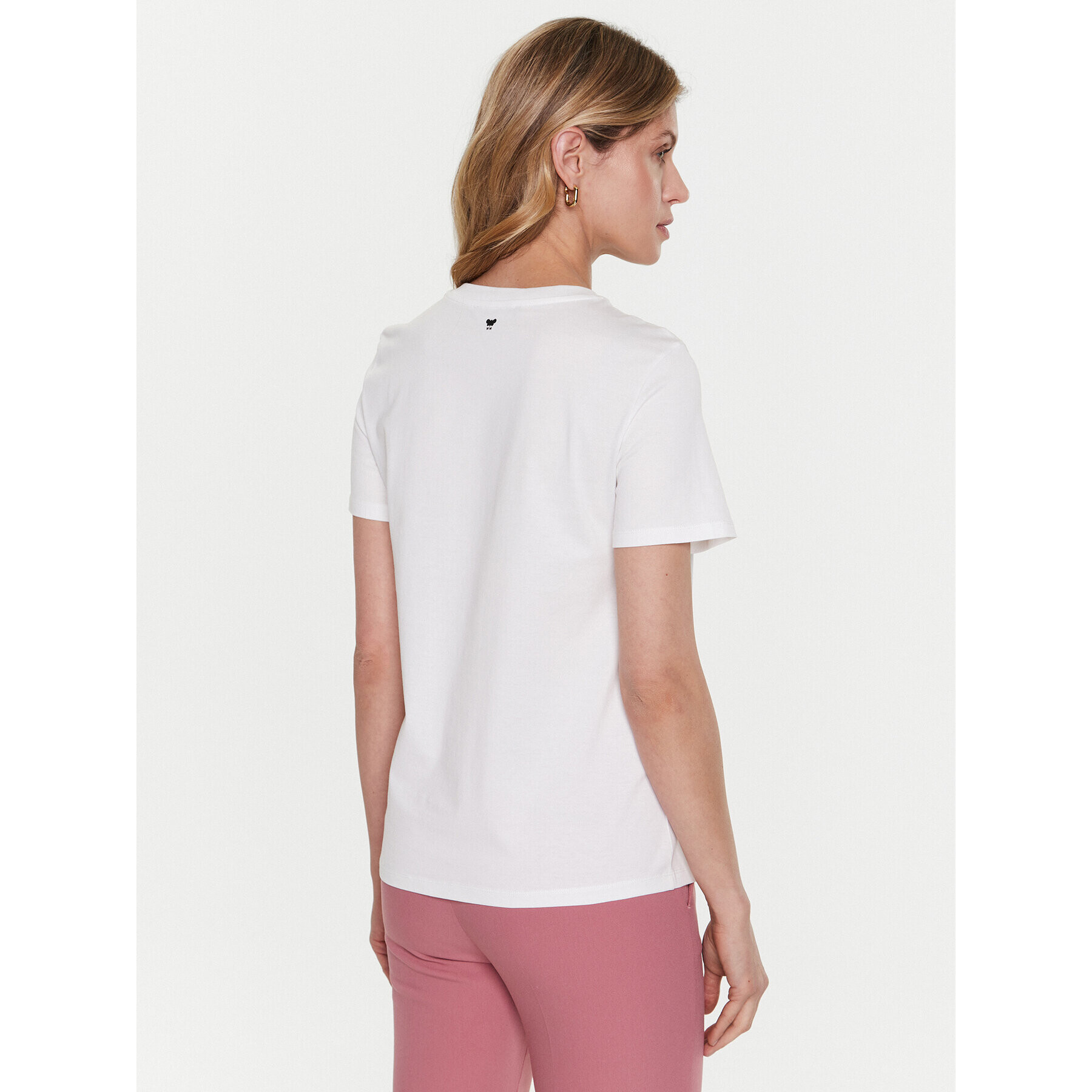 Weekend Max Mara T-Shirt Polka 23597102 Bílá Regular Fit - Pepit.cz