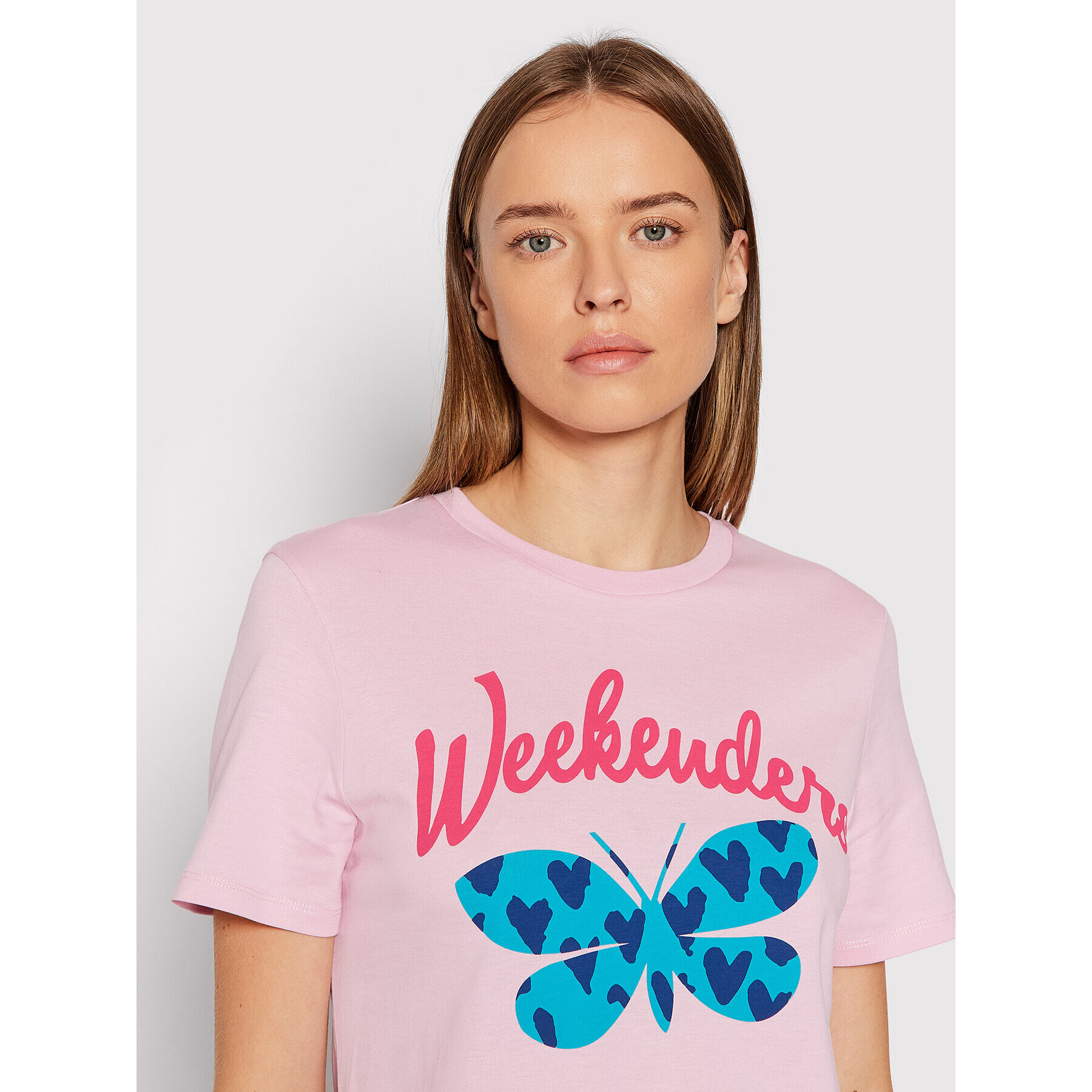 Weekend Max Mara T-Shirt Suvi 59710527 Růžová Regular Fit - Pepit.cz