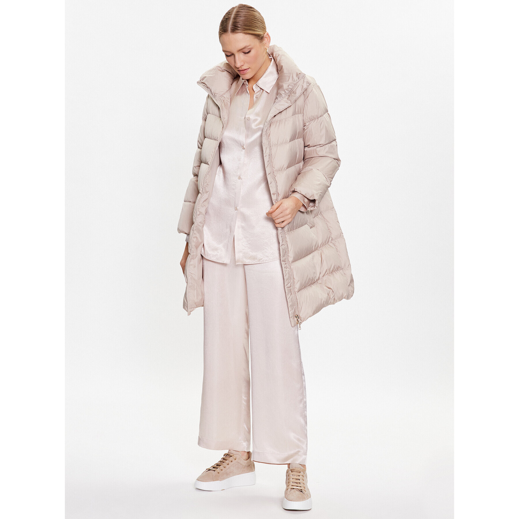 Weekend Max Mara Vatovaná bunda Lamine 54960823 Béžová Regular Fit - Pepit.cz