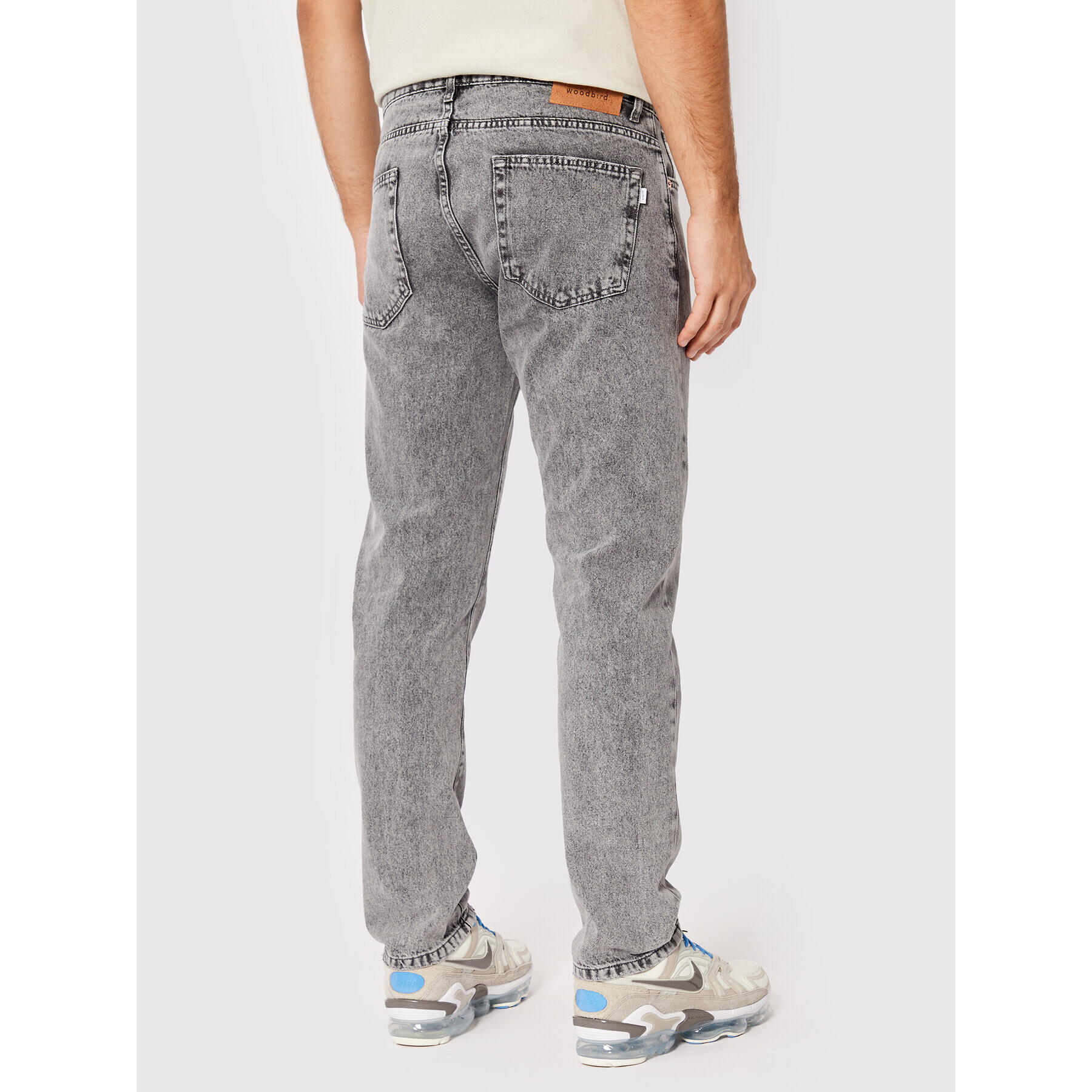 Woodbird Jeansy Doc 2236-104 Šedá Regular Fit - Pepit.cz