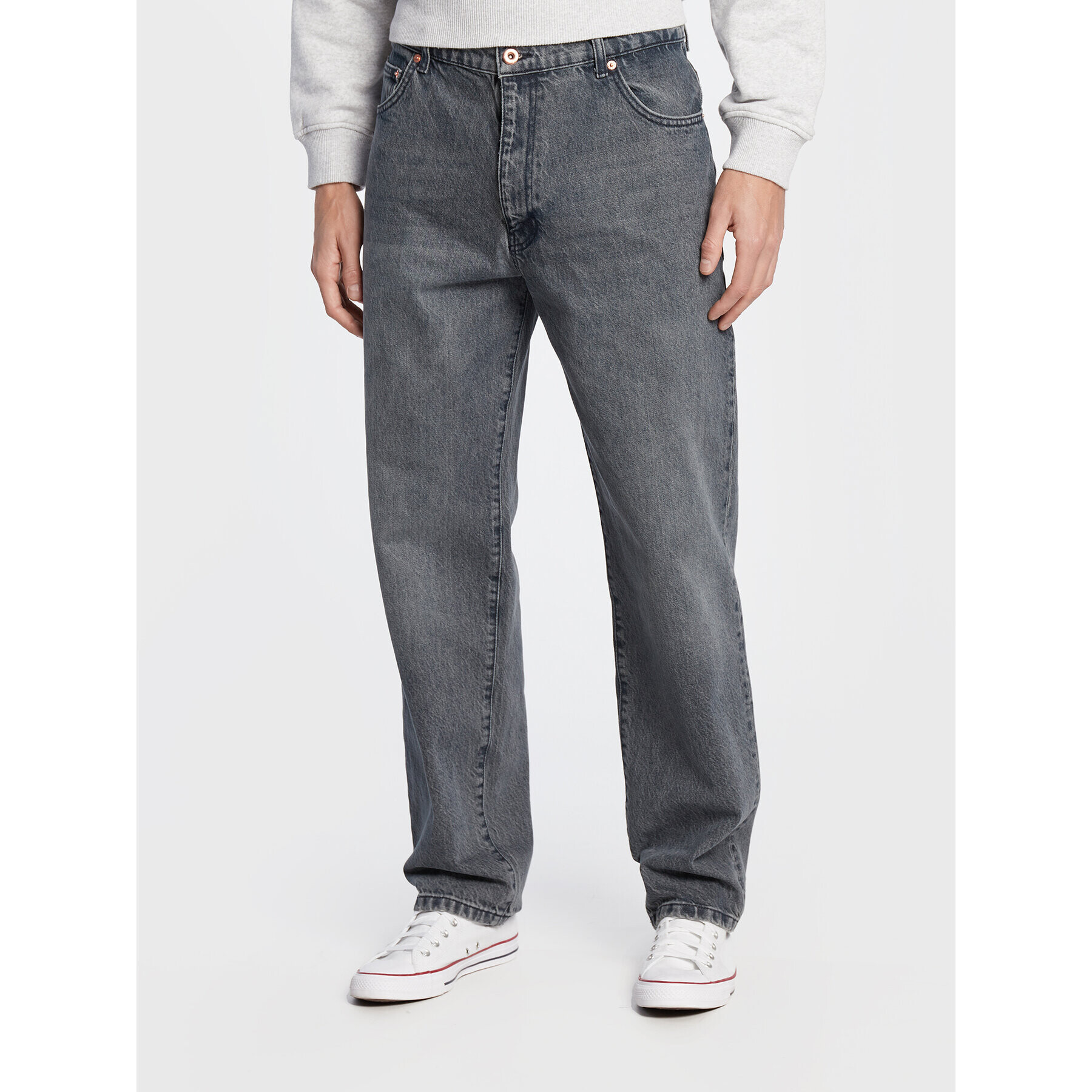 Woodbird Jeansy Leroy 2246-101 Modrá Relaxed Fit - Pepit.cz