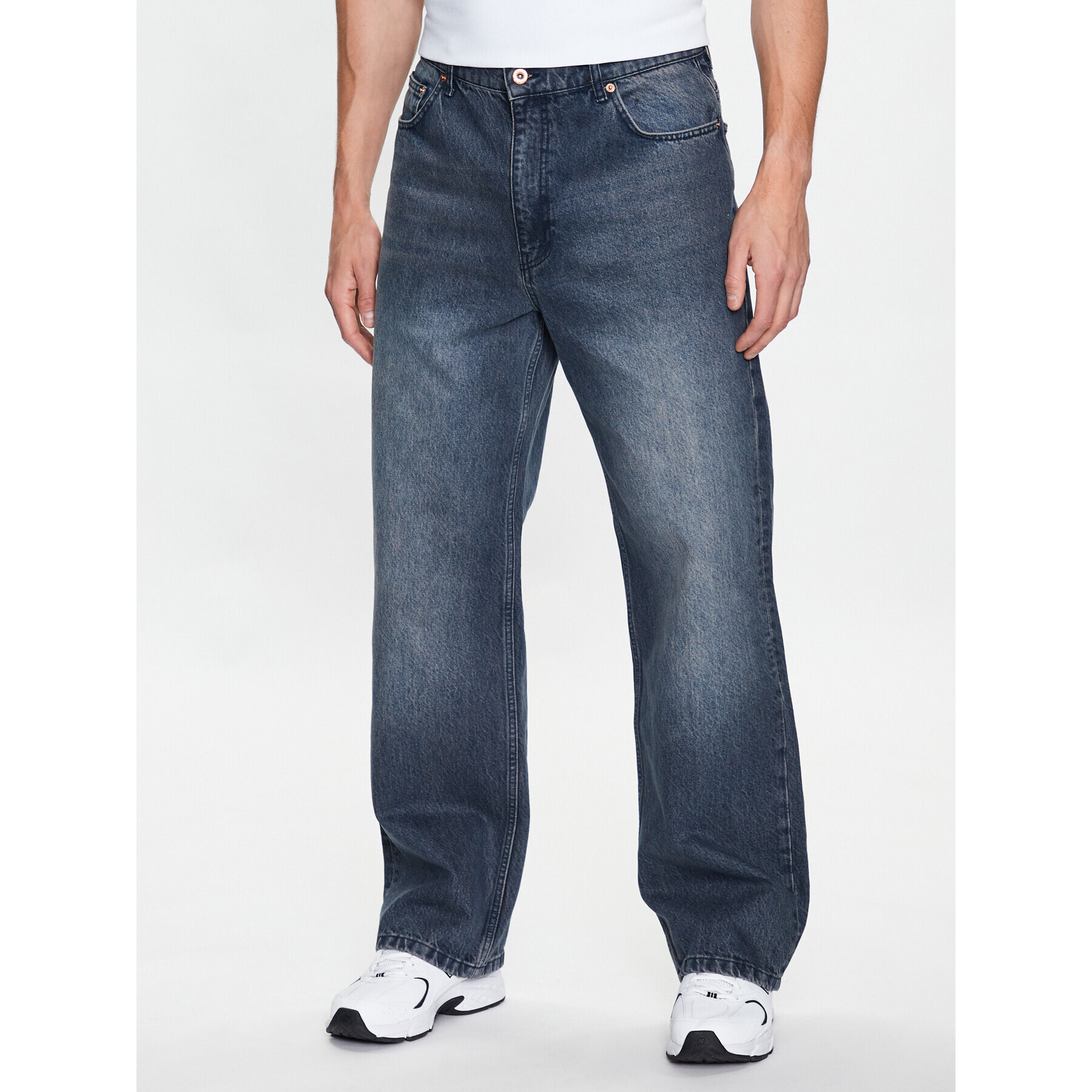 Woodbird Jeansy Rami Reto 2316-100 Modrá Regular Fit - Pepit.cz