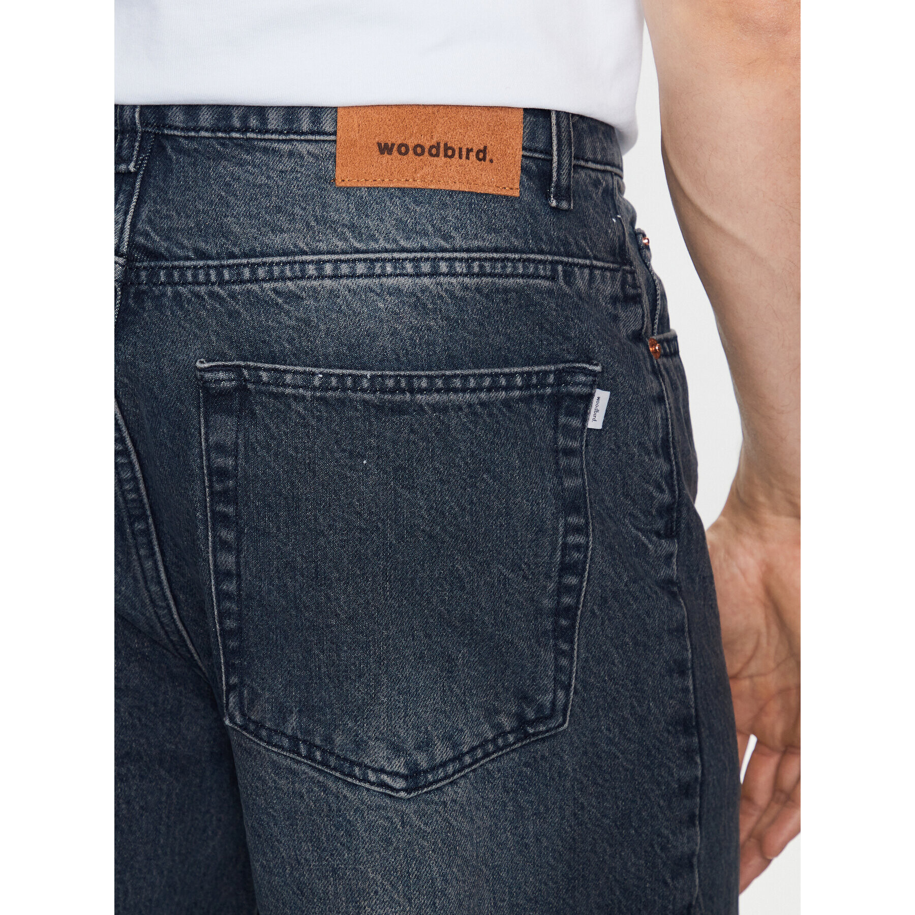 Woodbird Jeansy Rami Reto 2316-100 Modrá Regular Fit - Pepit.cz