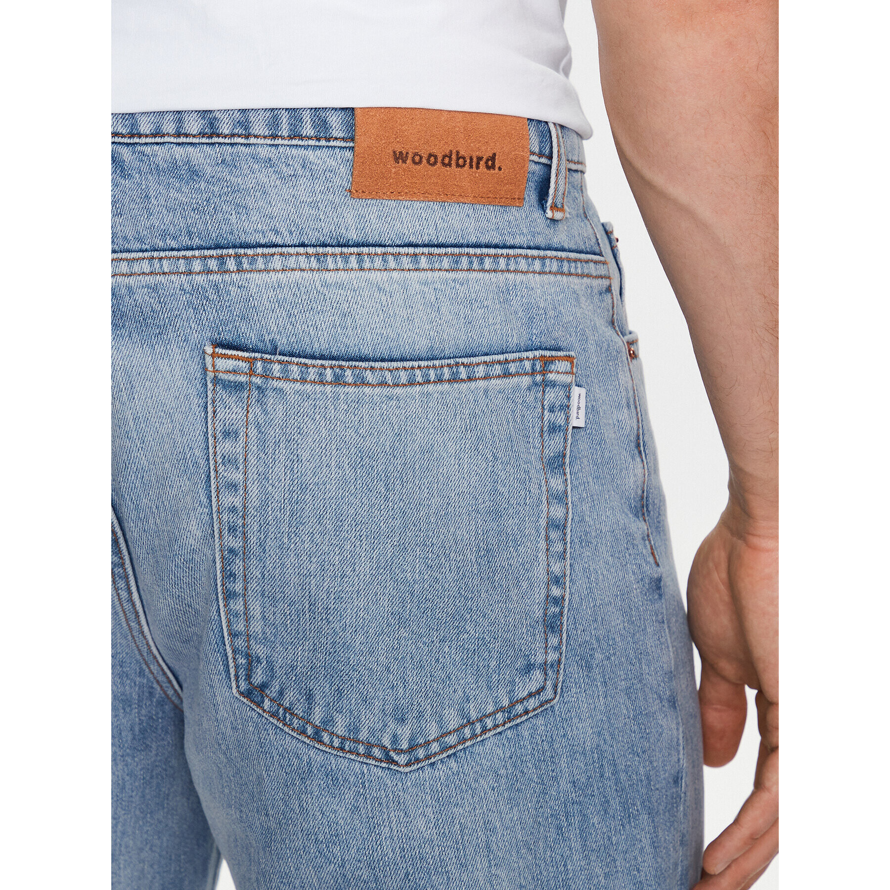 Woodbird Jeansy Wik Stein 2316-108 Modrá Regular Fit - Pepit.cz