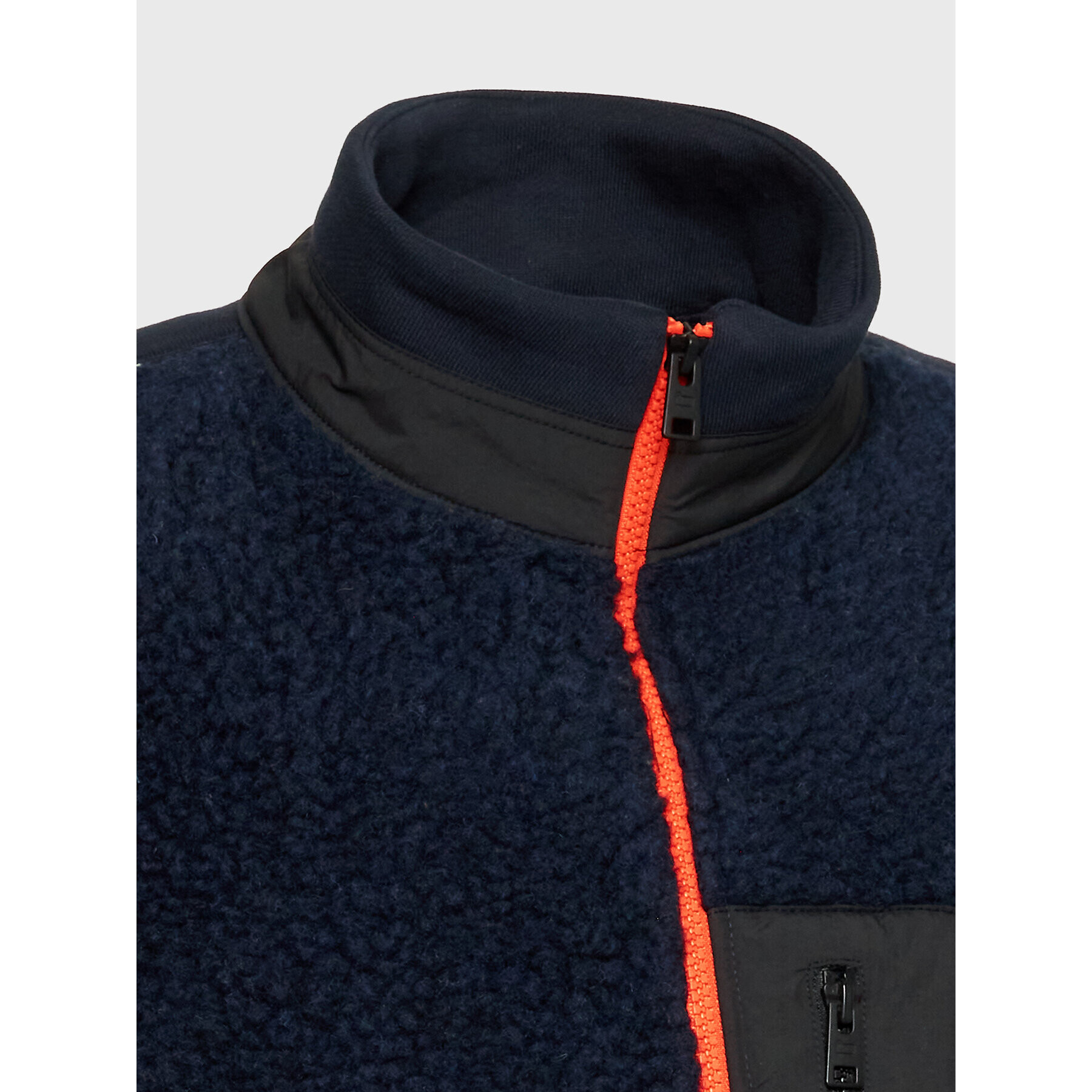 Woolrich Mikina Curly CFWOSW0144MRUT3127 Tmavomodrá Regular Fit - Pepit.cz