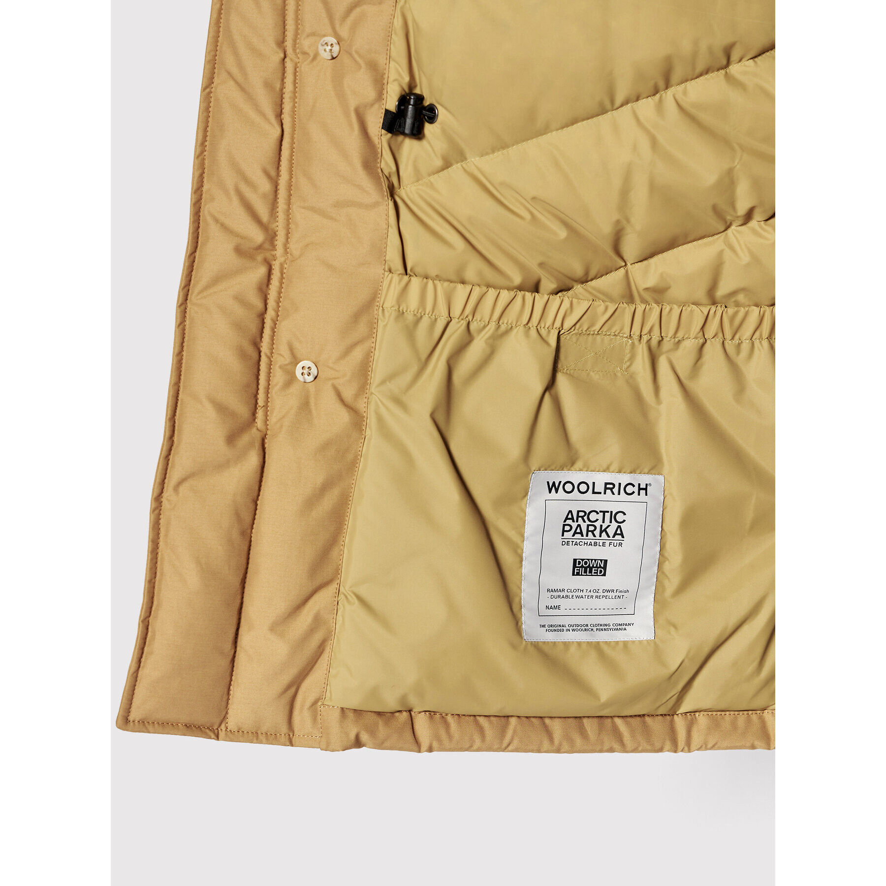 Woolrich Parka Arctic CFWOOU0482MRUT0001 Béžová Regular Fit - Pepit.cz