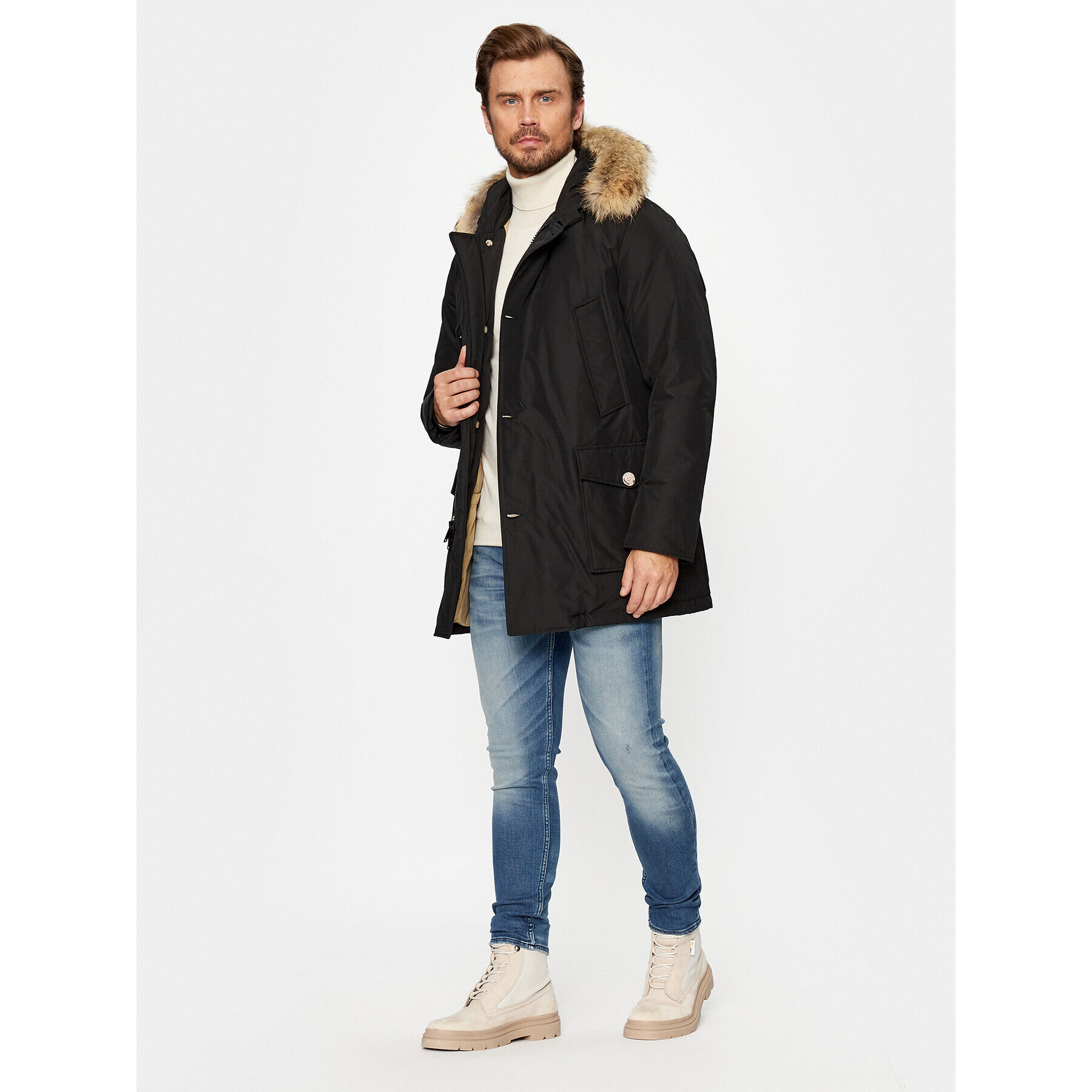 Woolrich Parka Arctic CFWOOU0482MRUT0001 Černá Regular Fit - Pepit.cz