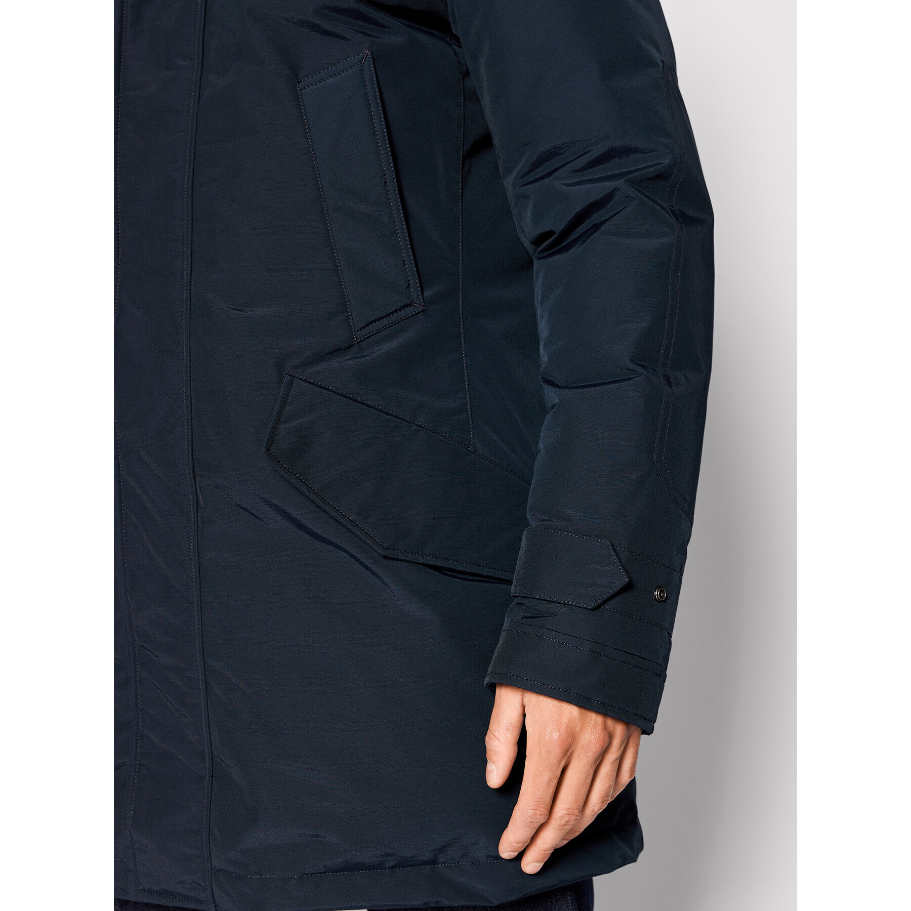 Woolrich Parka Polar CFWOOU0486MRUT0001 Tmavomodrá Regular Fit - Pepit.cz