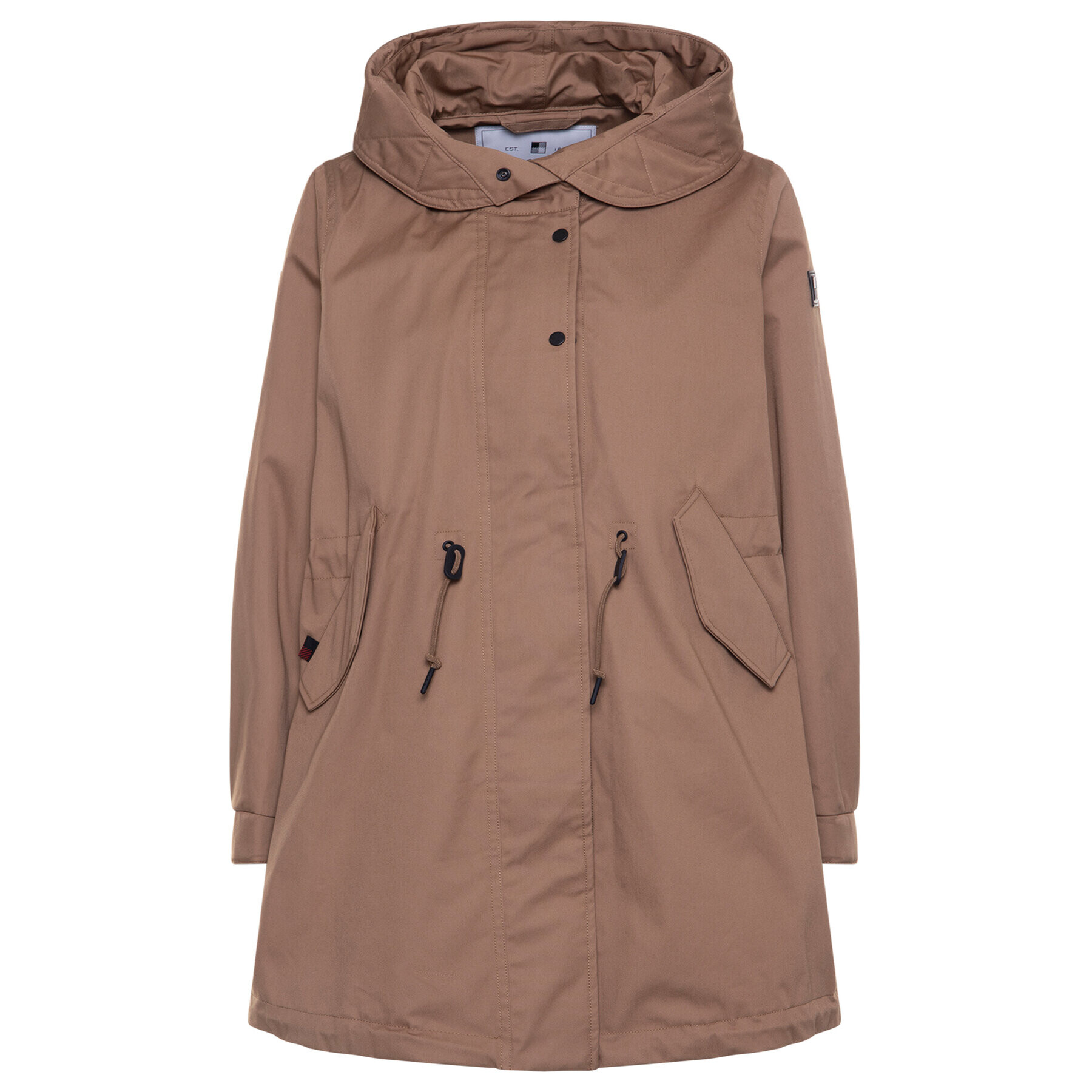 Woolrich Parka W’S Over WWOU0235FR UT1974 Hnědá Regular Fit - Pepit.cz