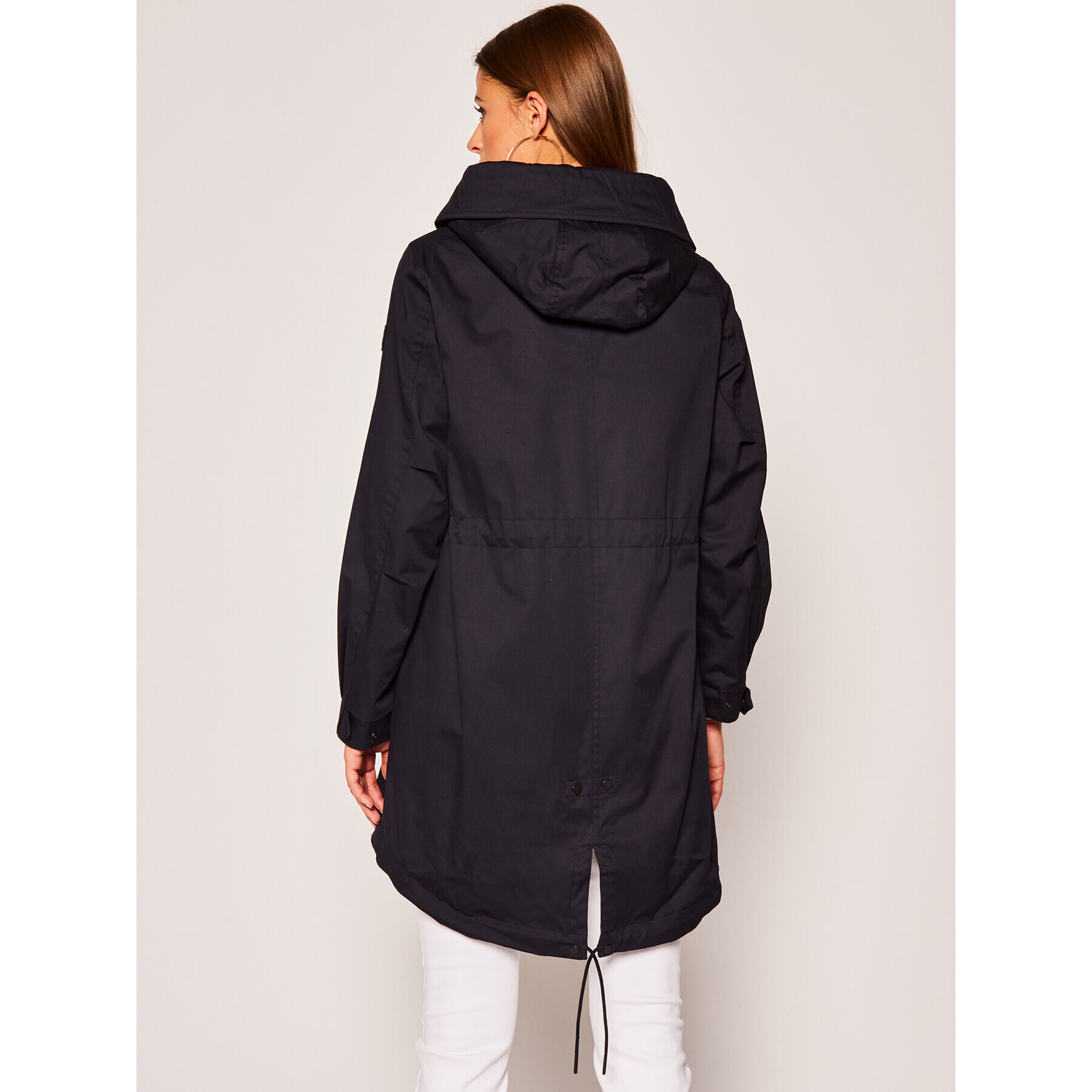 Woolrich Parka W’S Over WWOU0235FR UT1974 Tmavomodrá Regular Fit - Pepit.cz