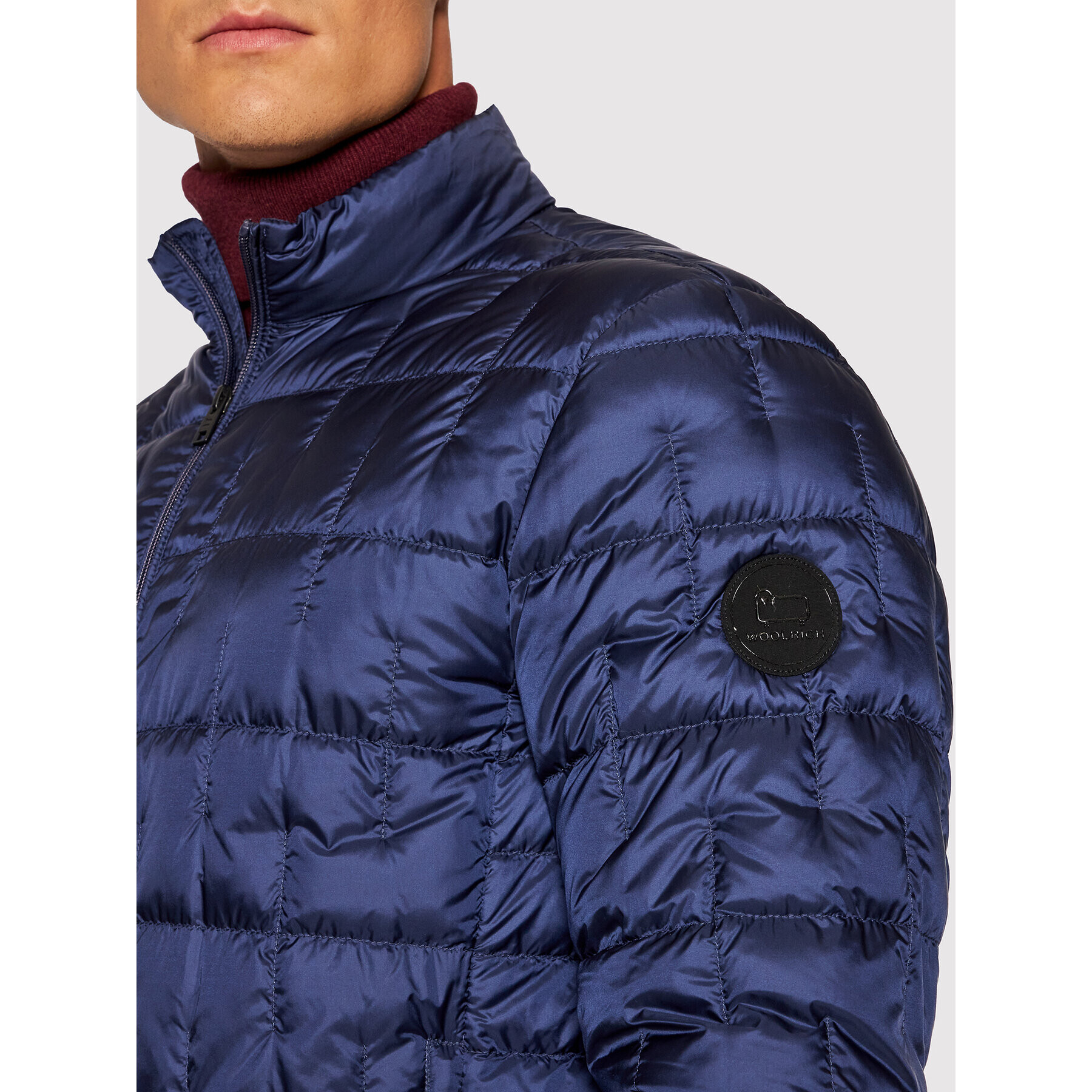 Woolrich Vatovaná bunda Deepsix CFWOOU0426MRUT2686 Tmavomodrá Regular Fit - Pepit.cz