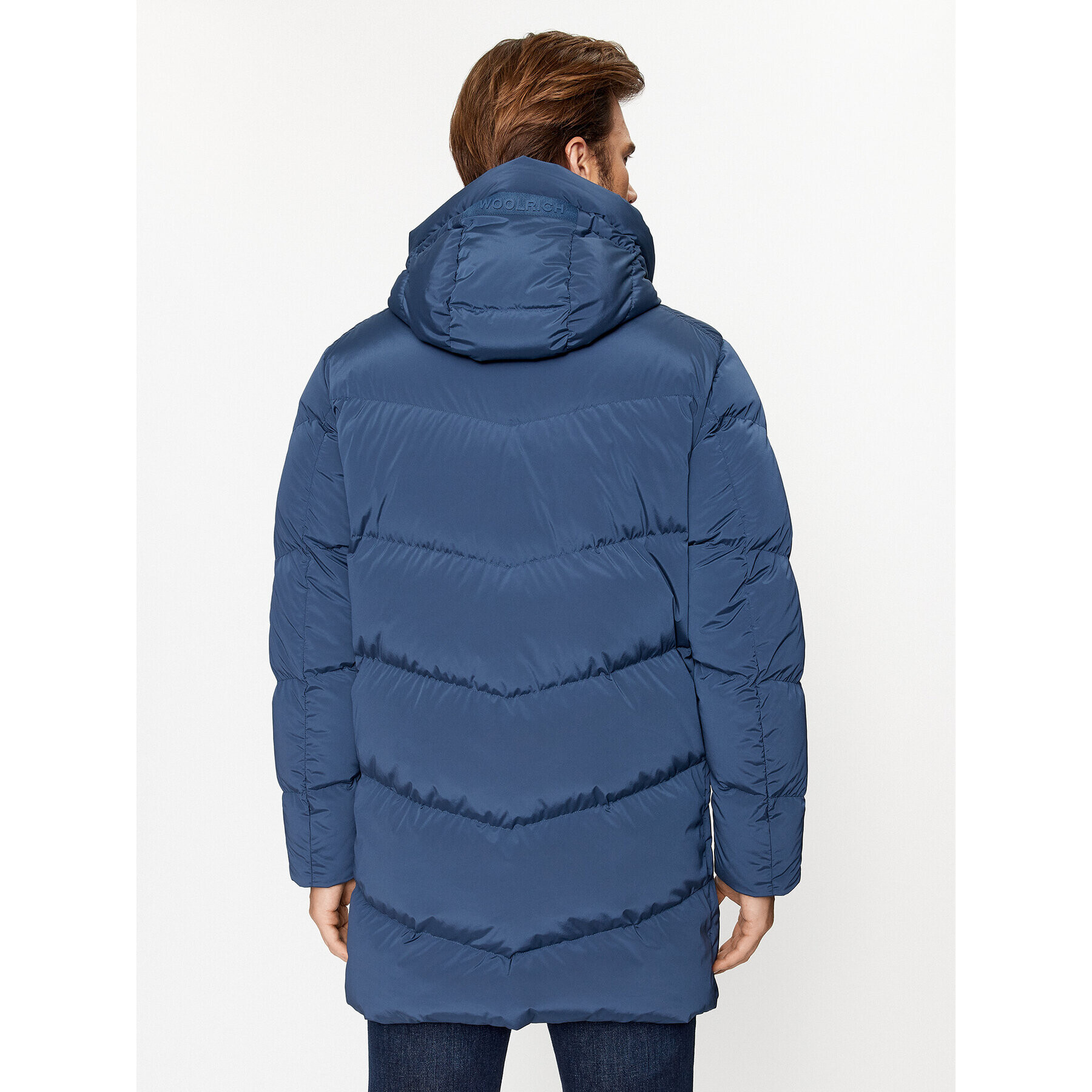 Woolrich Vatovaná bunda Premium CFWOOU0775MRUT3515 Tmavomodrá Regular Fit - Pepit.cz