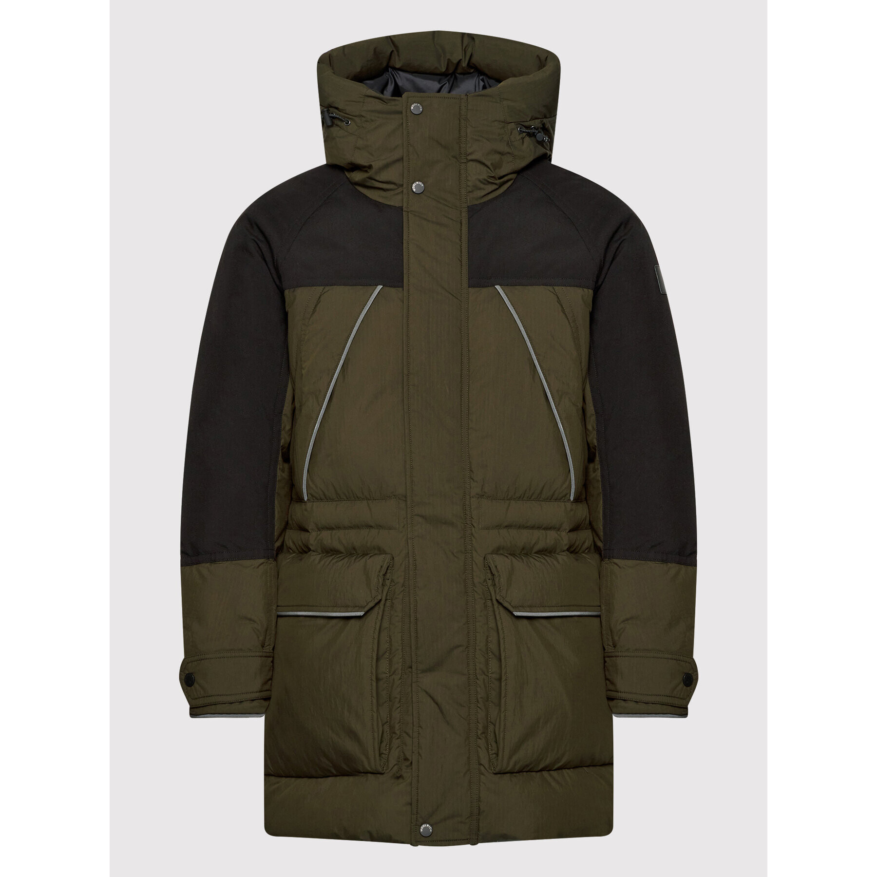 Woolrich Vatovaná bunda Teton CFWOOU0524MRUT1723 Zelená Regular Fit - Pepit.cz