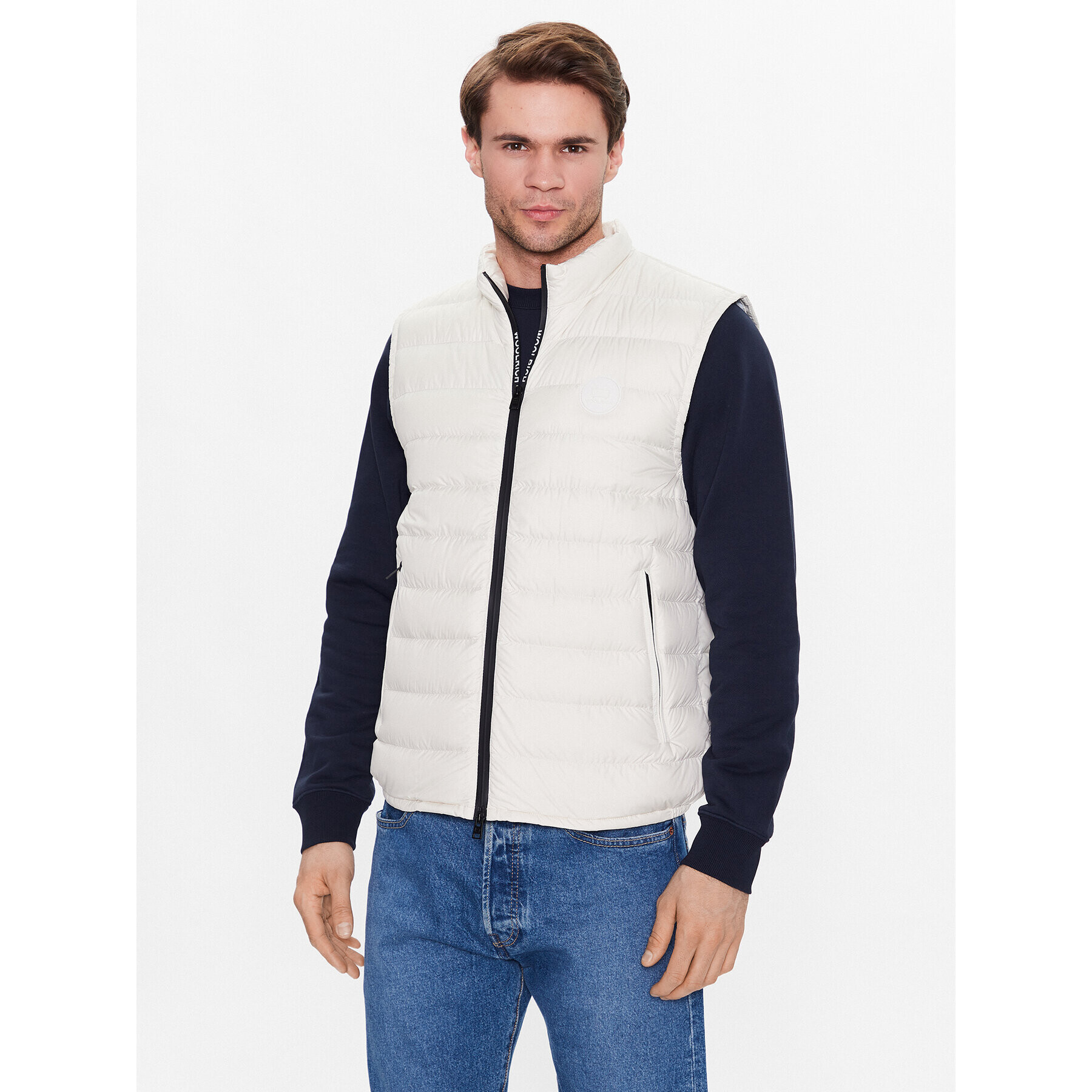 Woolrich Vesta Sundance CFWOOU0698MRUT2635 Écru Regular Fit - Pepit.cz