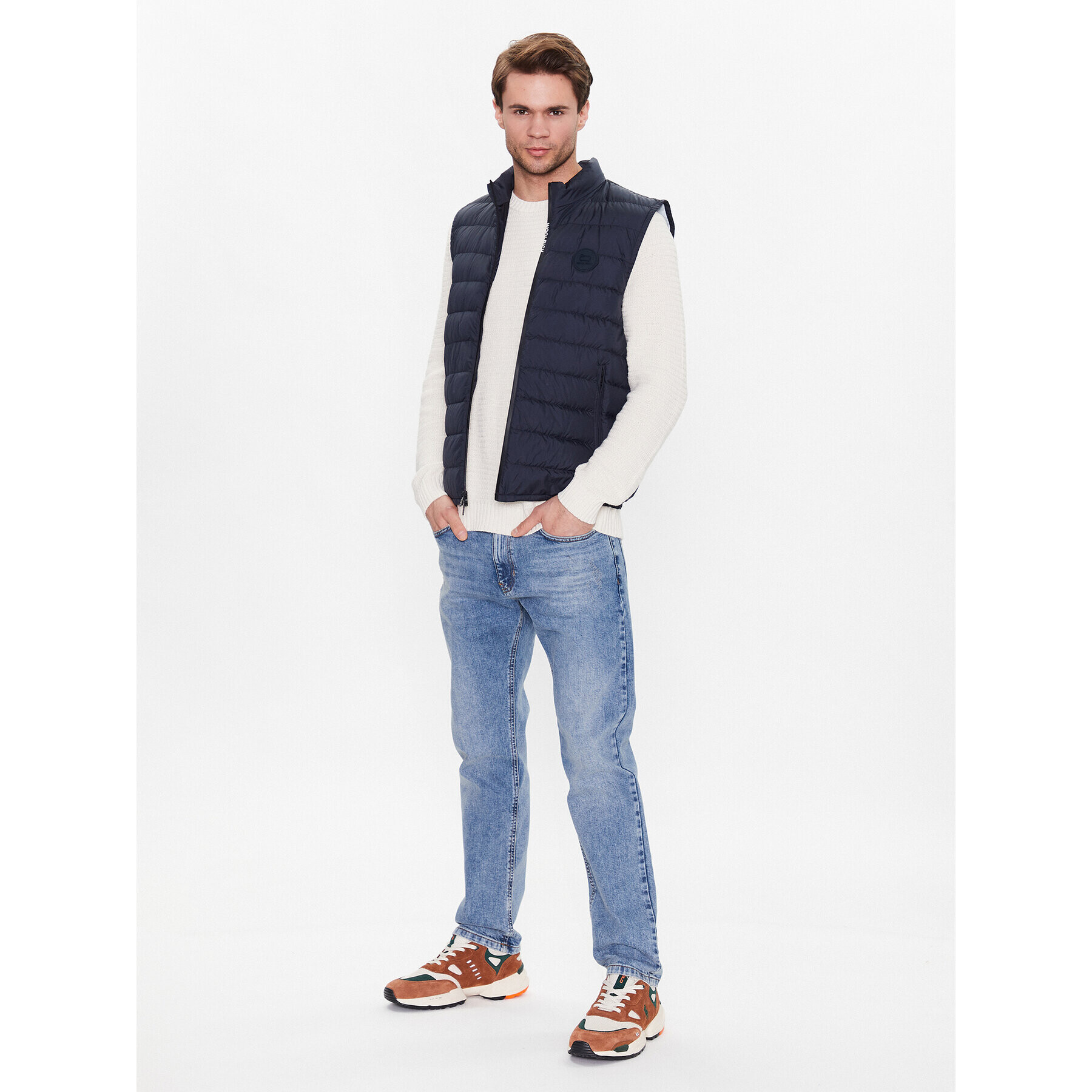 Woolrich Vesta Sundance CFWOOU0698MRUT2635 Tmavomodrá Regular Fit - Pepit.cz